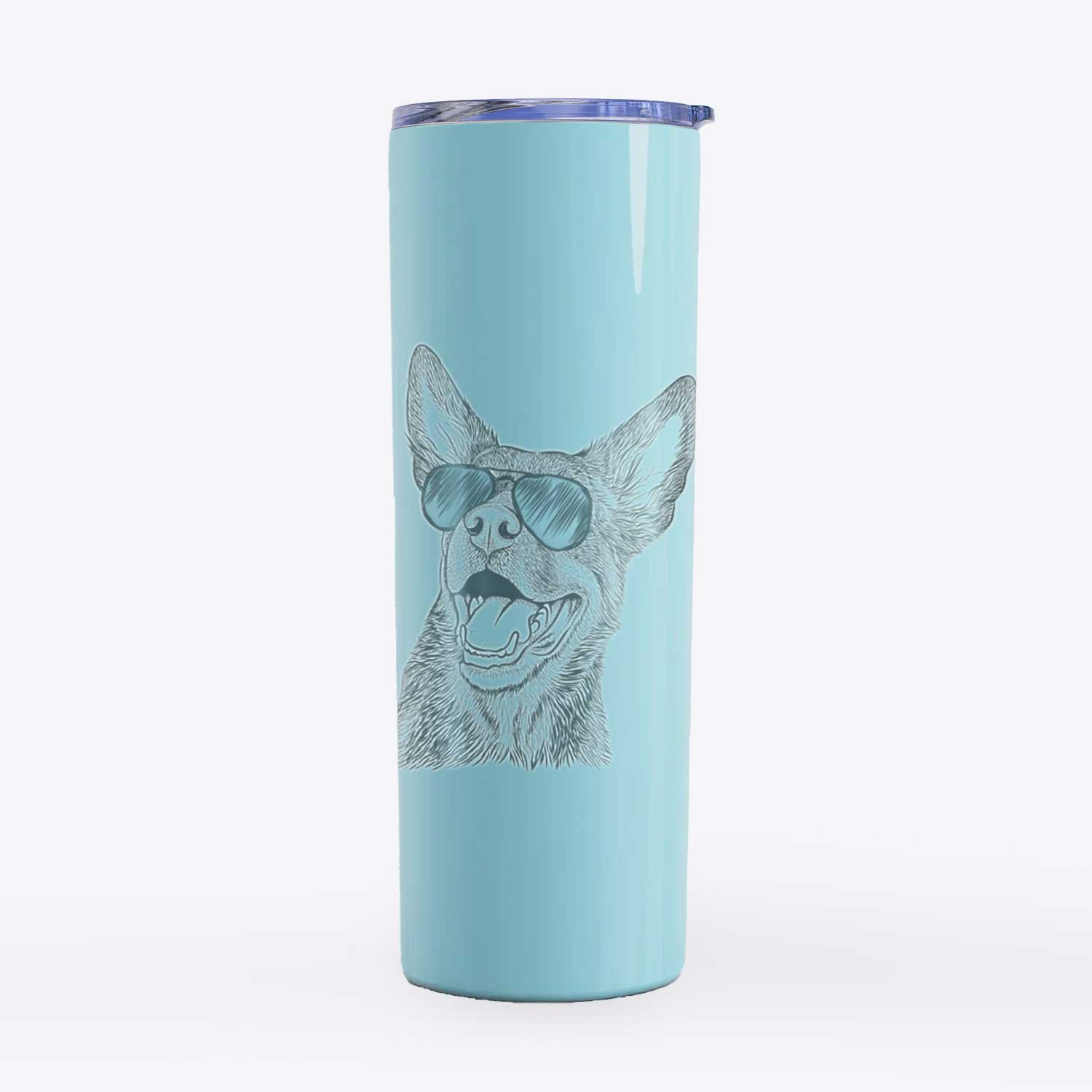 Tucker the Australian Kelpie - 20oz Skinny Tumbler