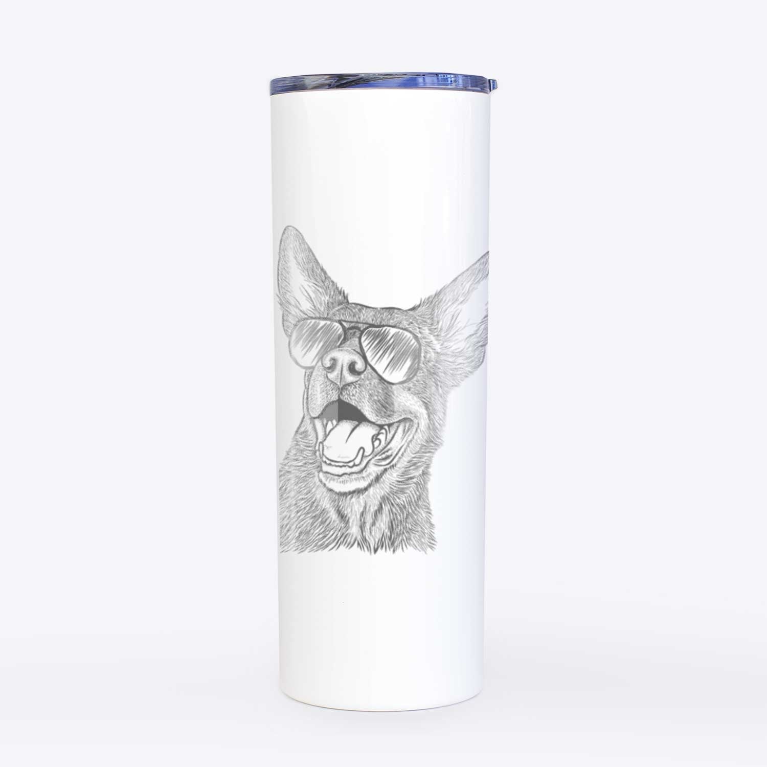 Tucker the Australian Kelpie - 20oz Skinny Tumbler