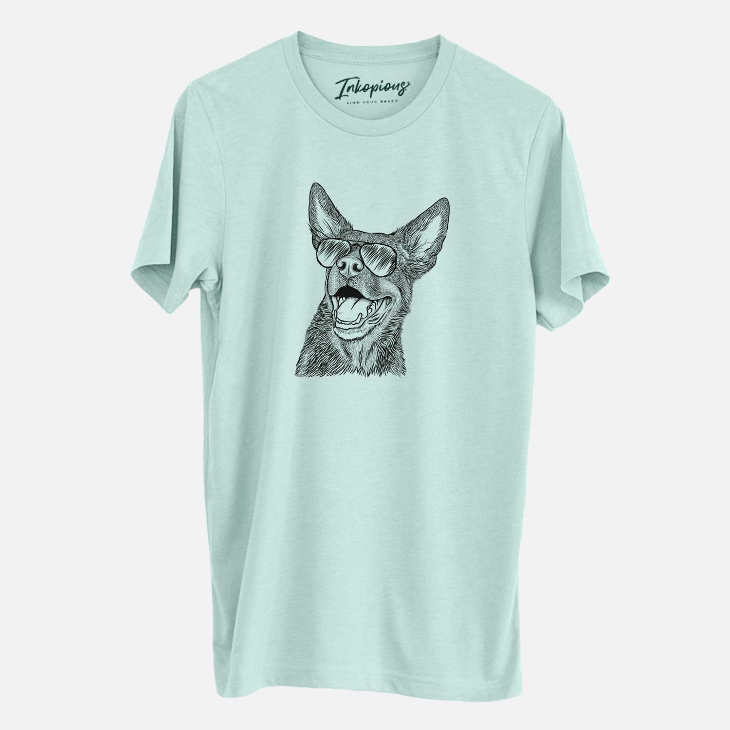 Aviator Tucker the Australian Kelpie - Unisex Crewneck