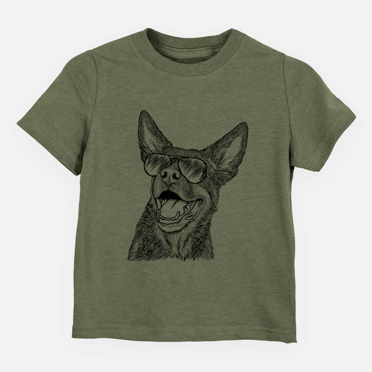 Aviator Tucker the Australian Kelpie - Kids/Youth/Toddler Shirt