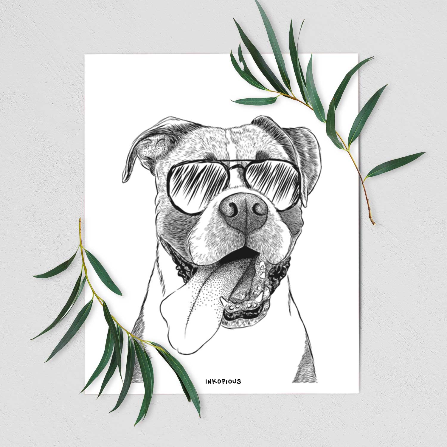 Tuckeroo the Boxer Art Print