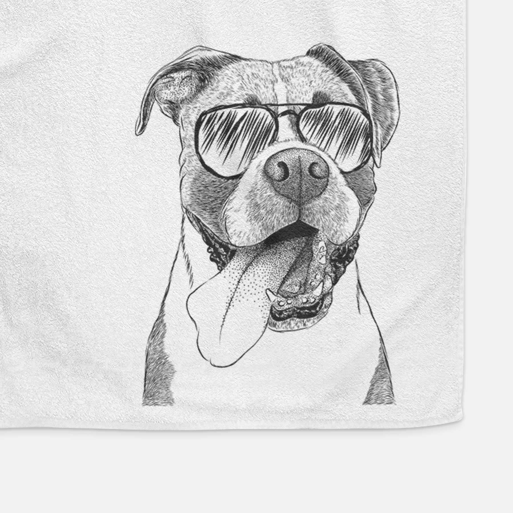 Tuckeroo the Boxer Decorative Hand Towel