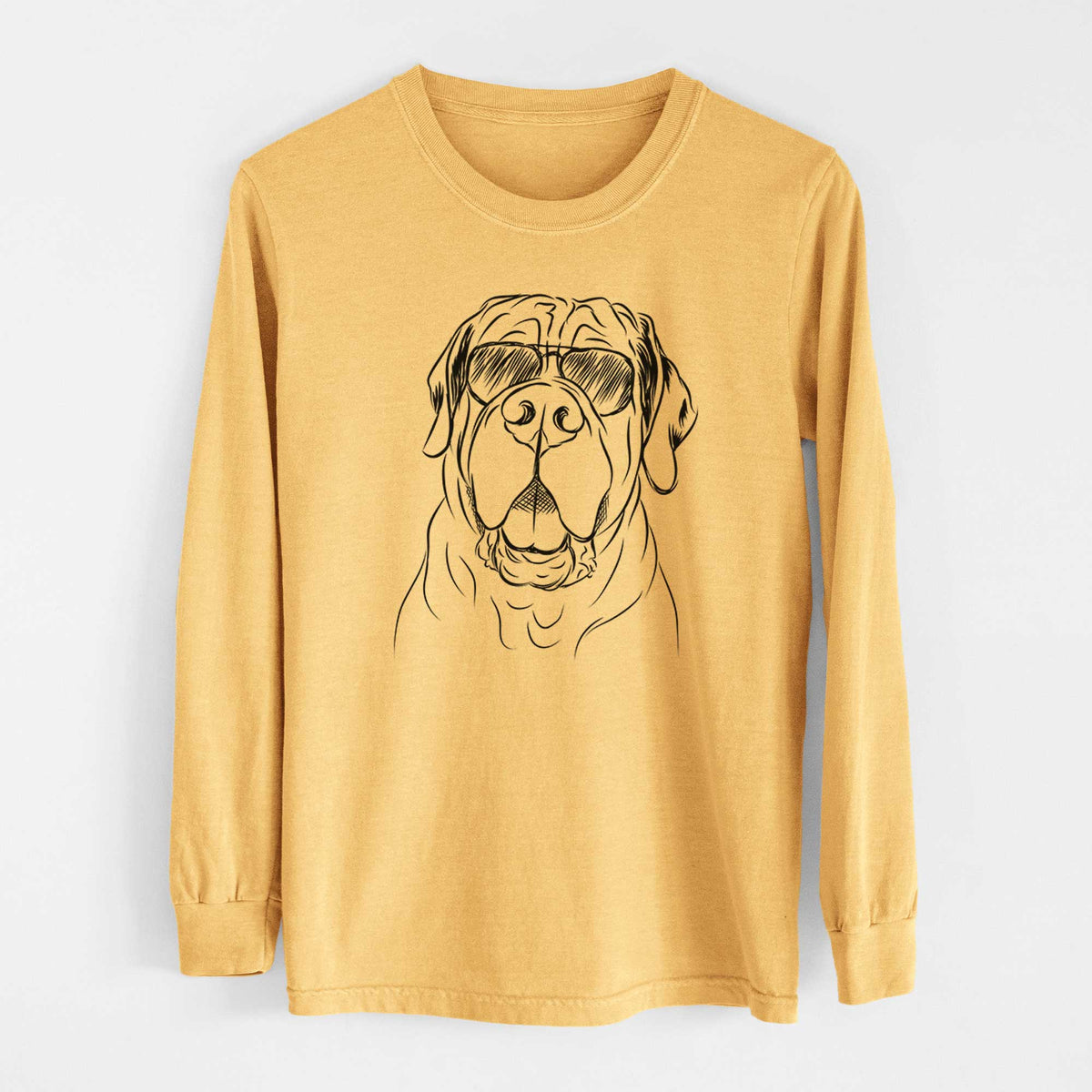 Aviators Tufton the English Mastiff - Heavyweight 100% Cotton Long Sleeve