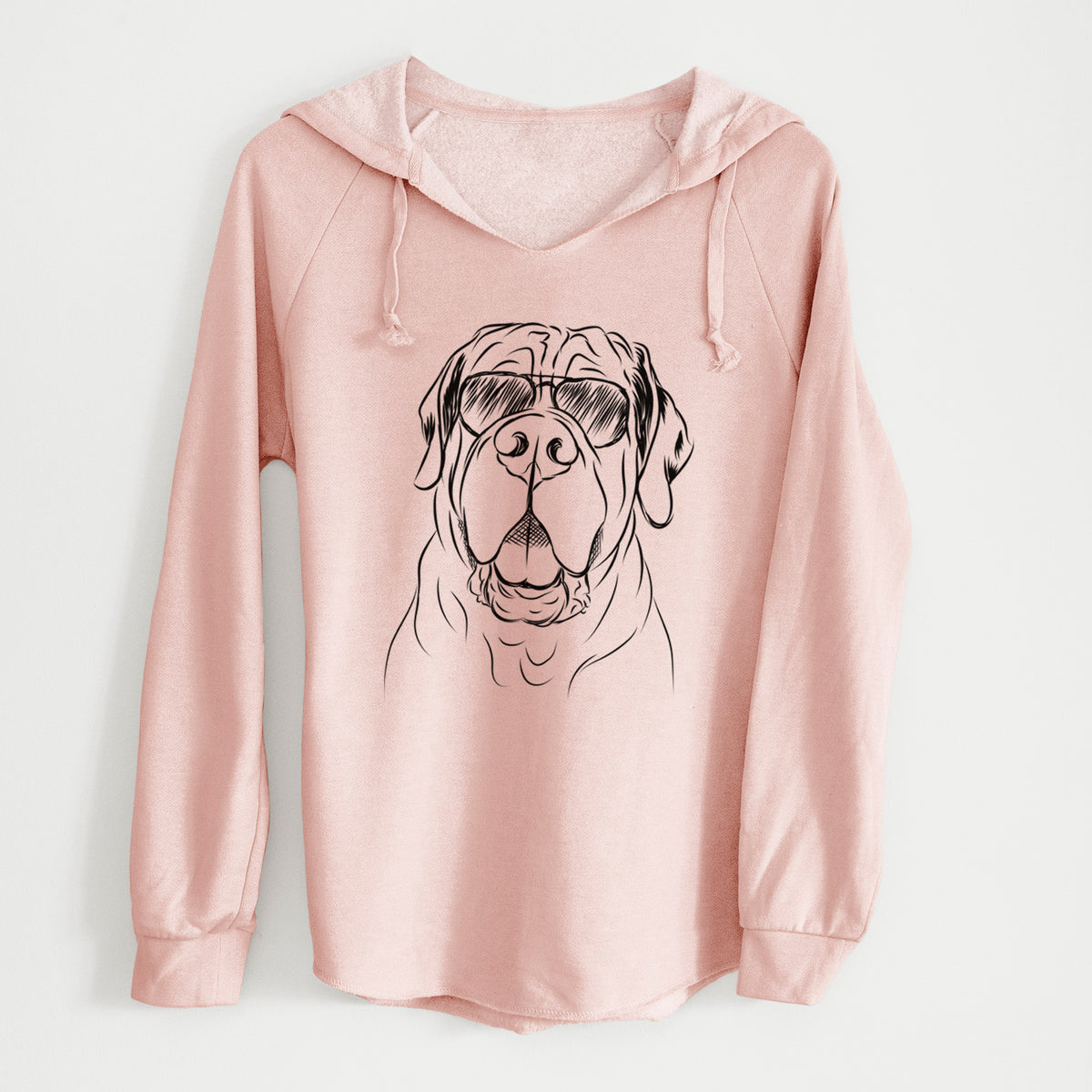 Aviator Tufton the English Mastiff - Cali Wave Hooded Sweatshirt