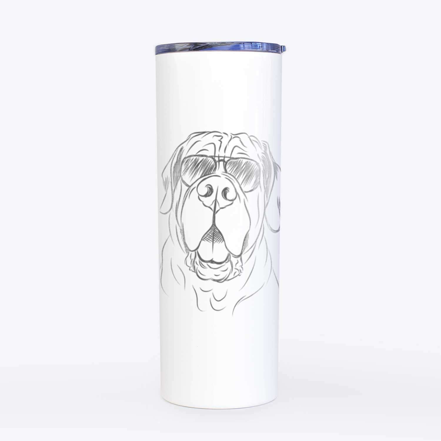 Tufton the English Mastiff - 20oz Skinny Tumbler