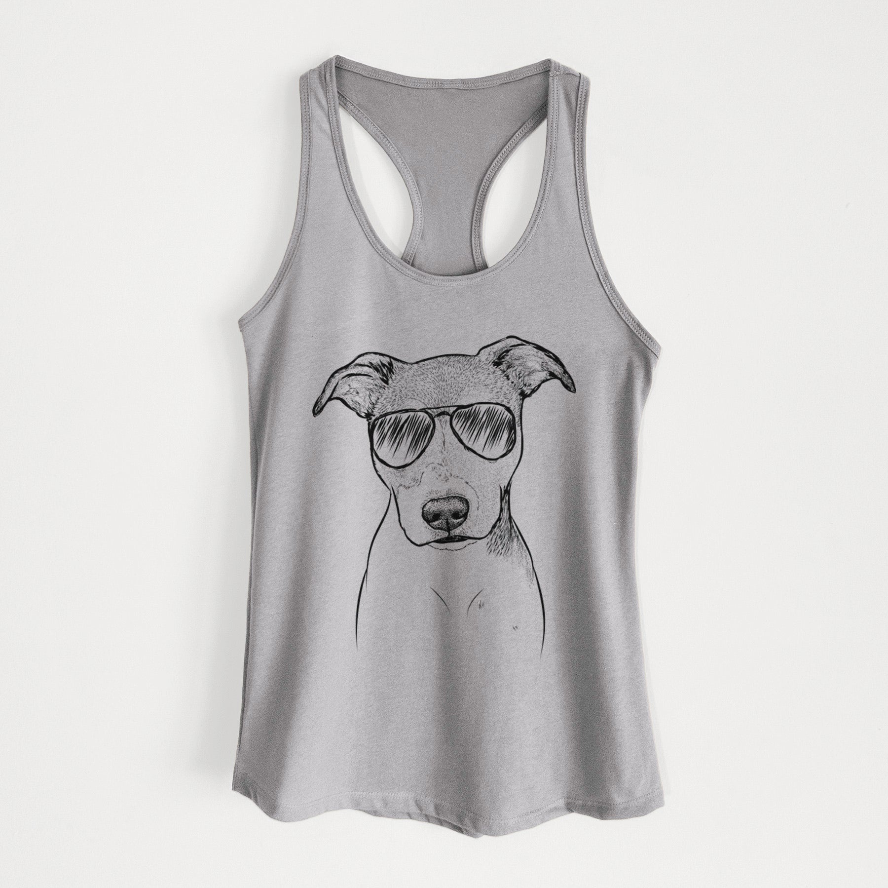 Tula the American Staffordshire Terrier Heeler Mix - Women's Racerback Tanktop