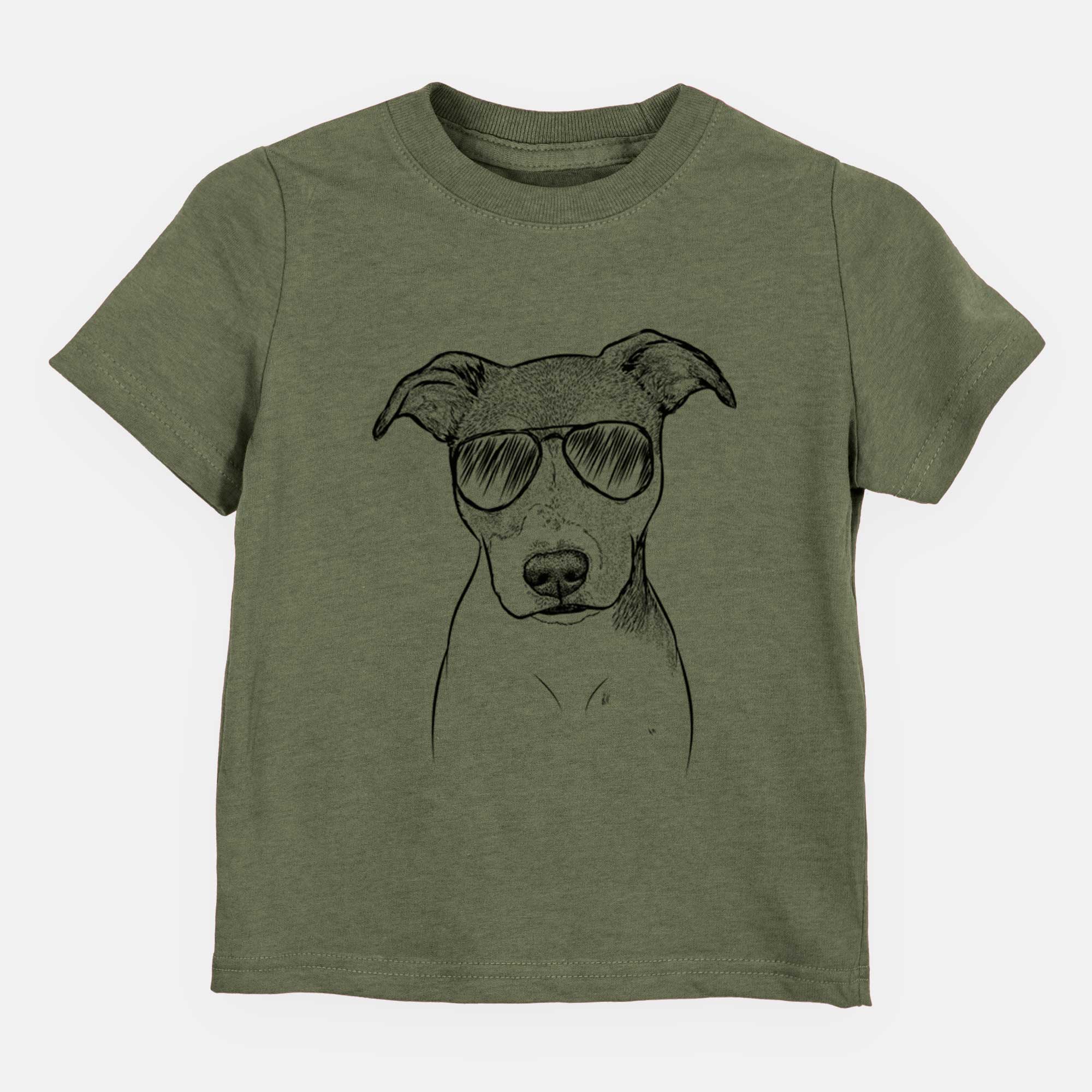 Aviator Tula the American Staffordshire Terrier Heeler Mix - Kids/Youth/Toddler Shirt