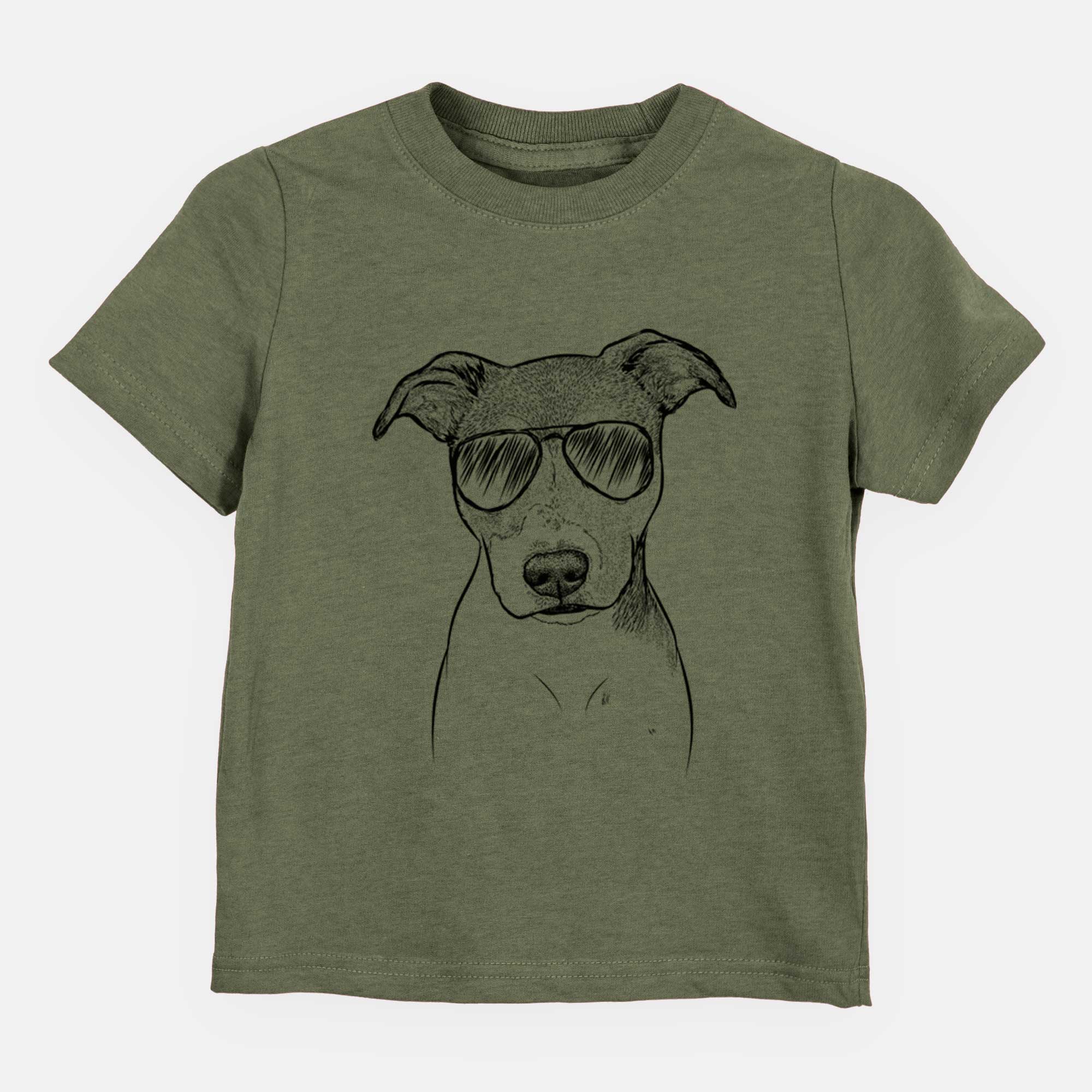 Aviator Tula the American Staffordshire Heeler Mix - Kids/Youth/Toddler Shirt