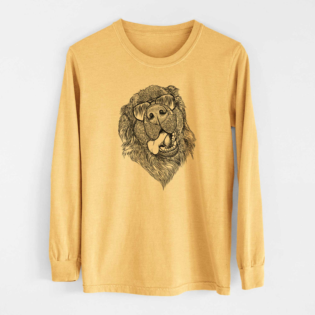 Aviators Tuna the Newfoundland - Heavyweight 100% Cotton Long Sleeve