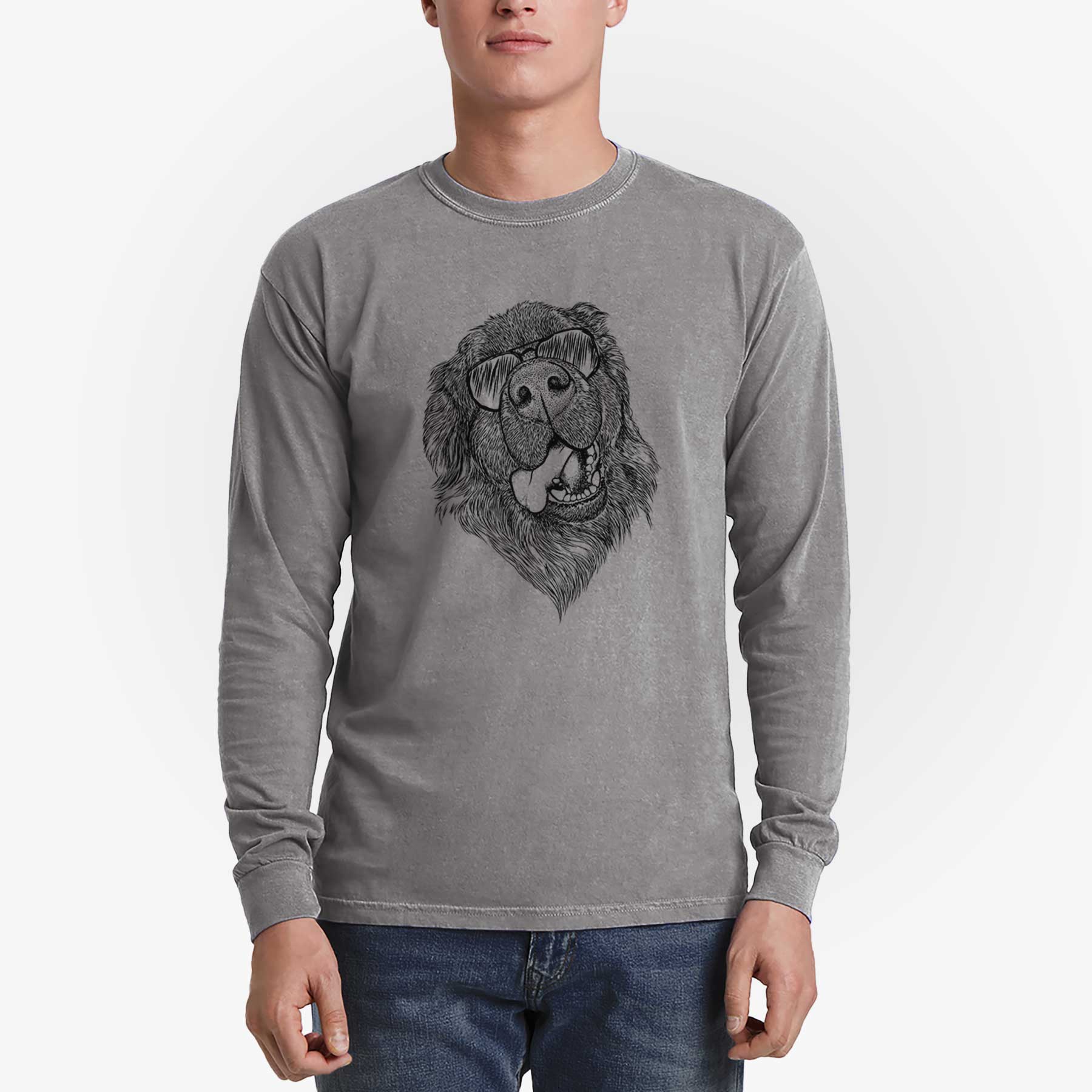 Aviators Tuna the Newfoundland - Heavyweight 100% Cotton Long Sleeve