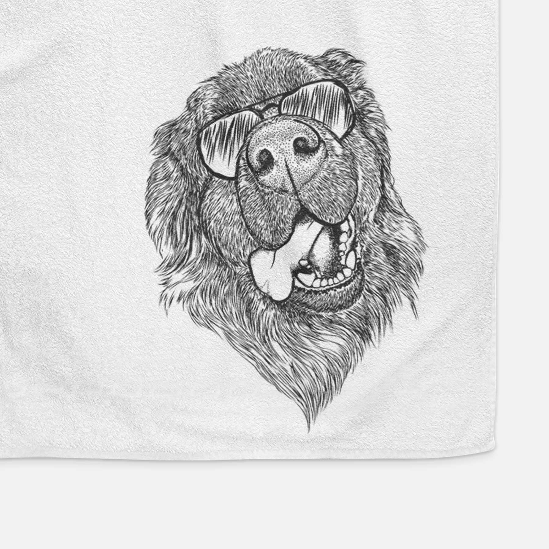 Tuna the Newfoundland Decorative Hand Towel