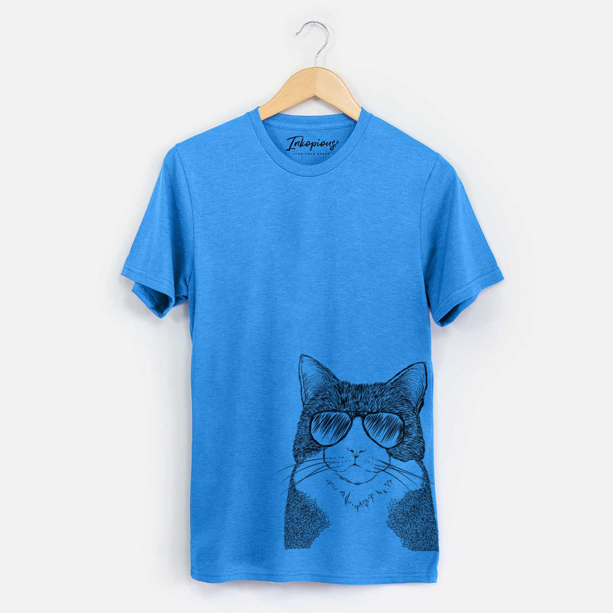 Aviator Tux the Tuxedo Cat - Unisex Crewneck