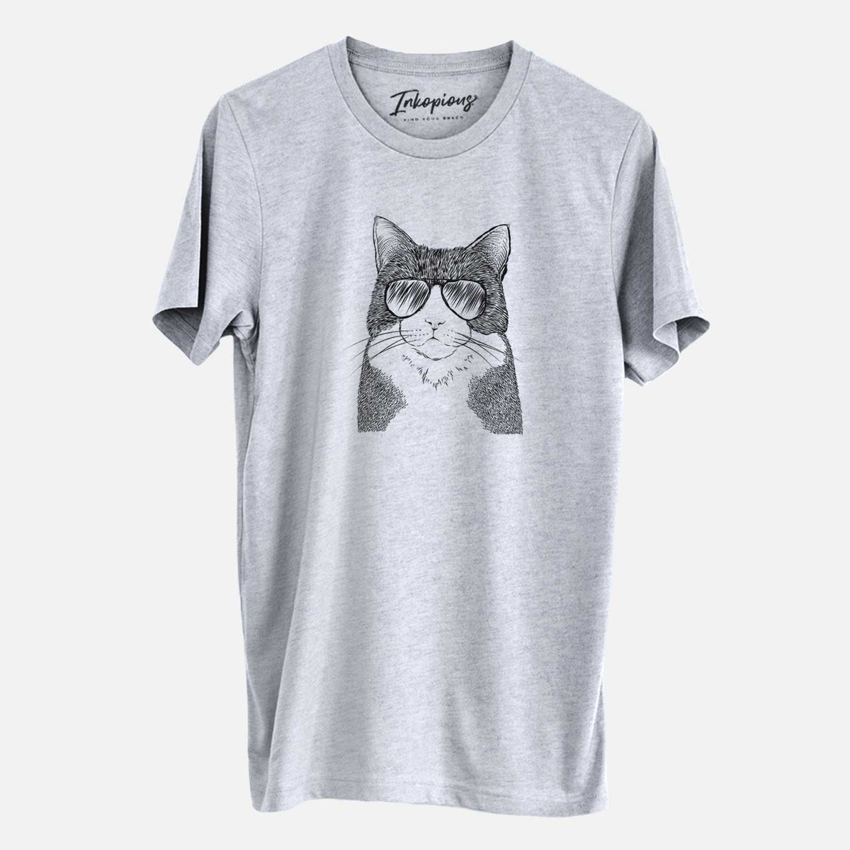 Aviator Tux the Tuxedo Cat - Unisex Crewneck