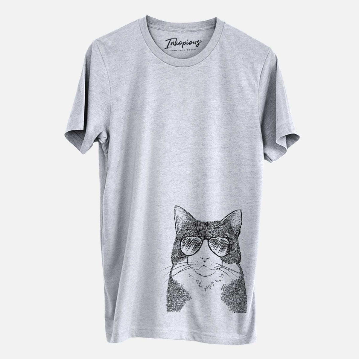 Aviator Tux the Tuxedo Cat - Unisex Crewneck
