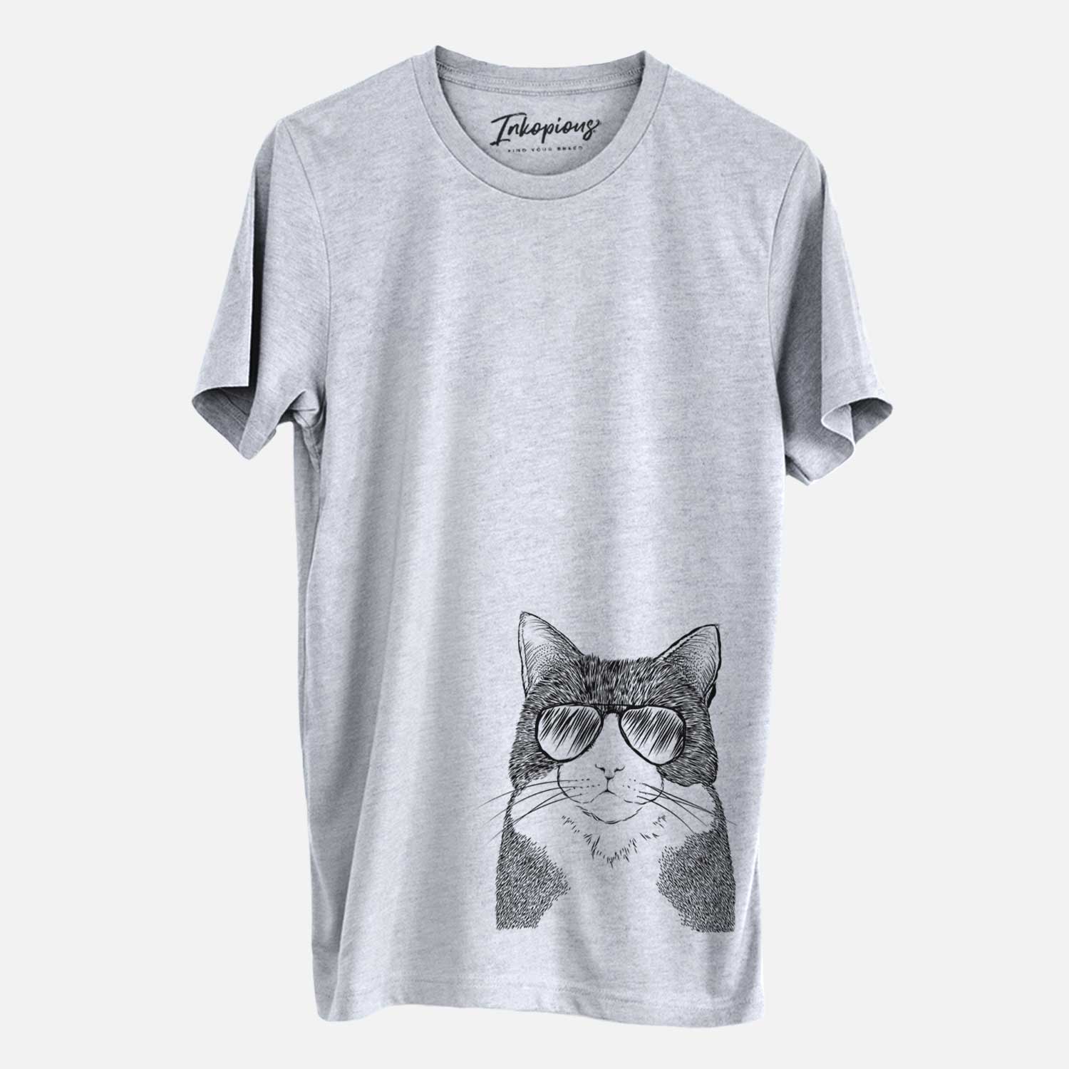 Aviator Tux the Tuxedo Cat - Unisex Crewneck