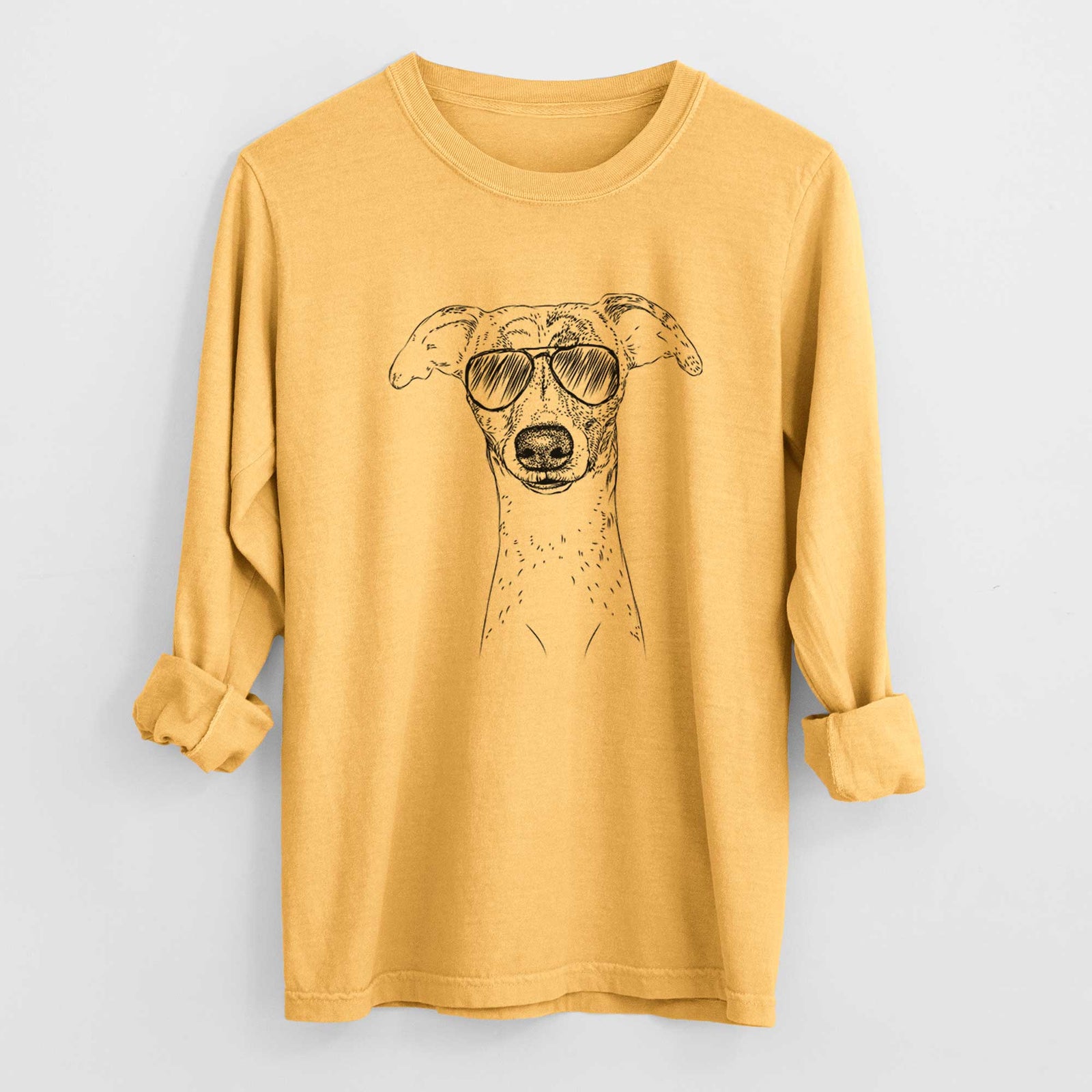 Aviators Twiggy the Whippet - Heavyweight 100% Cotton Long Sleeve