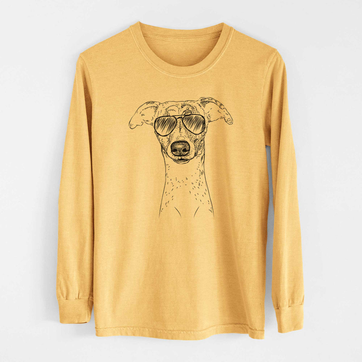Aviators Twiggy the Whippet - Heavyweight 100% Cotton Long Sleeve