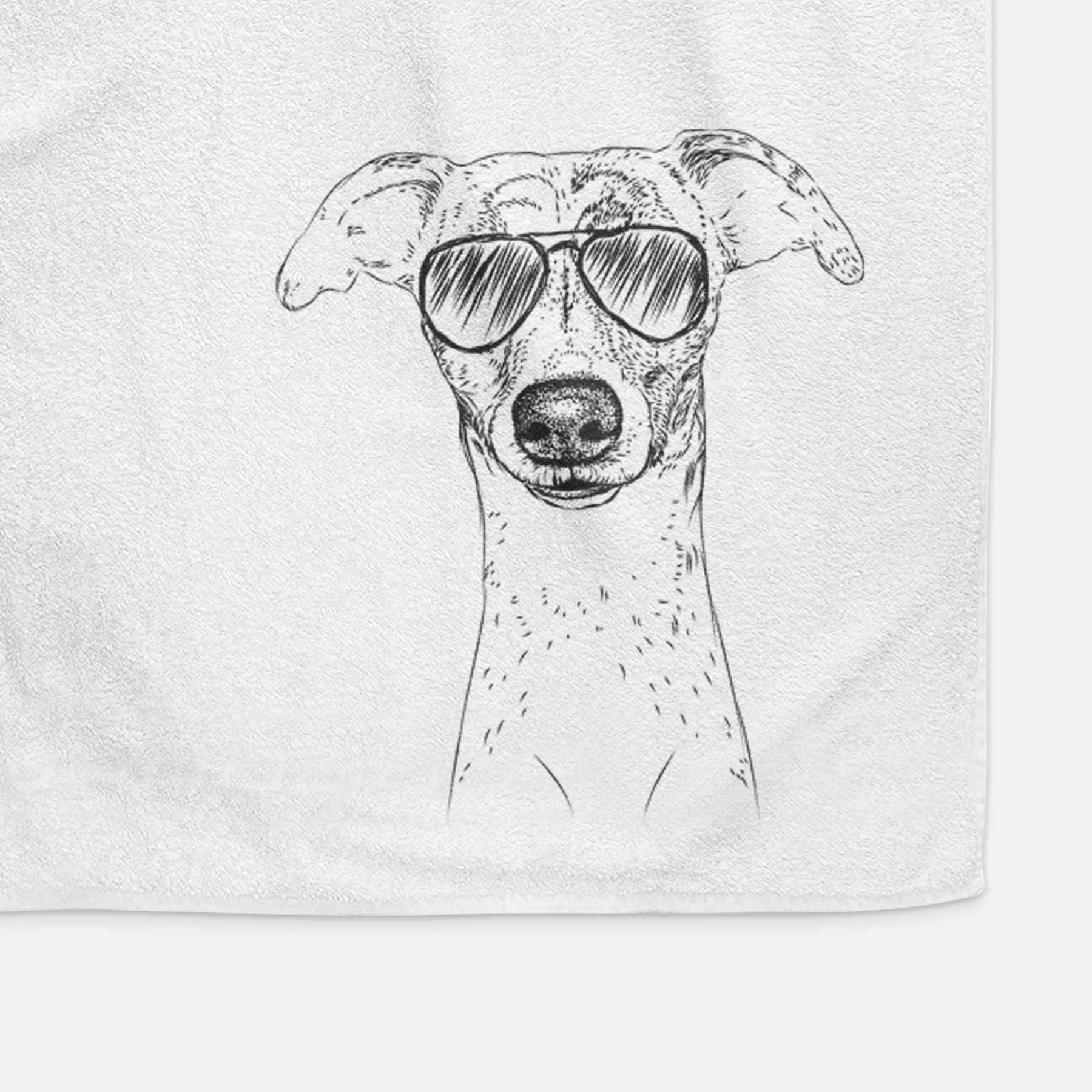 Twiggy the Whippet Decorative Hand Towel