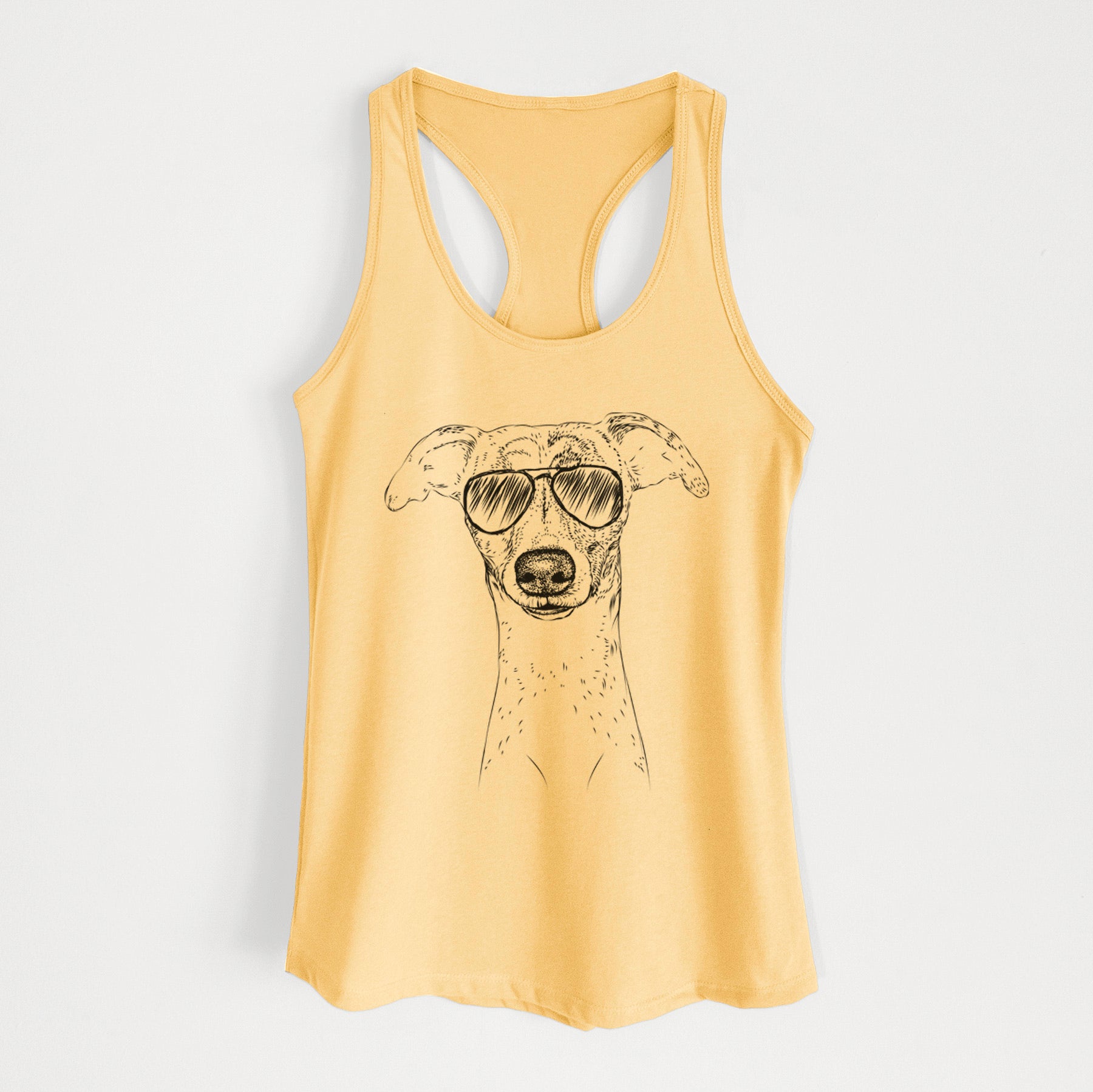 Twiggy the Whippet - Women's Racerback Tanktop