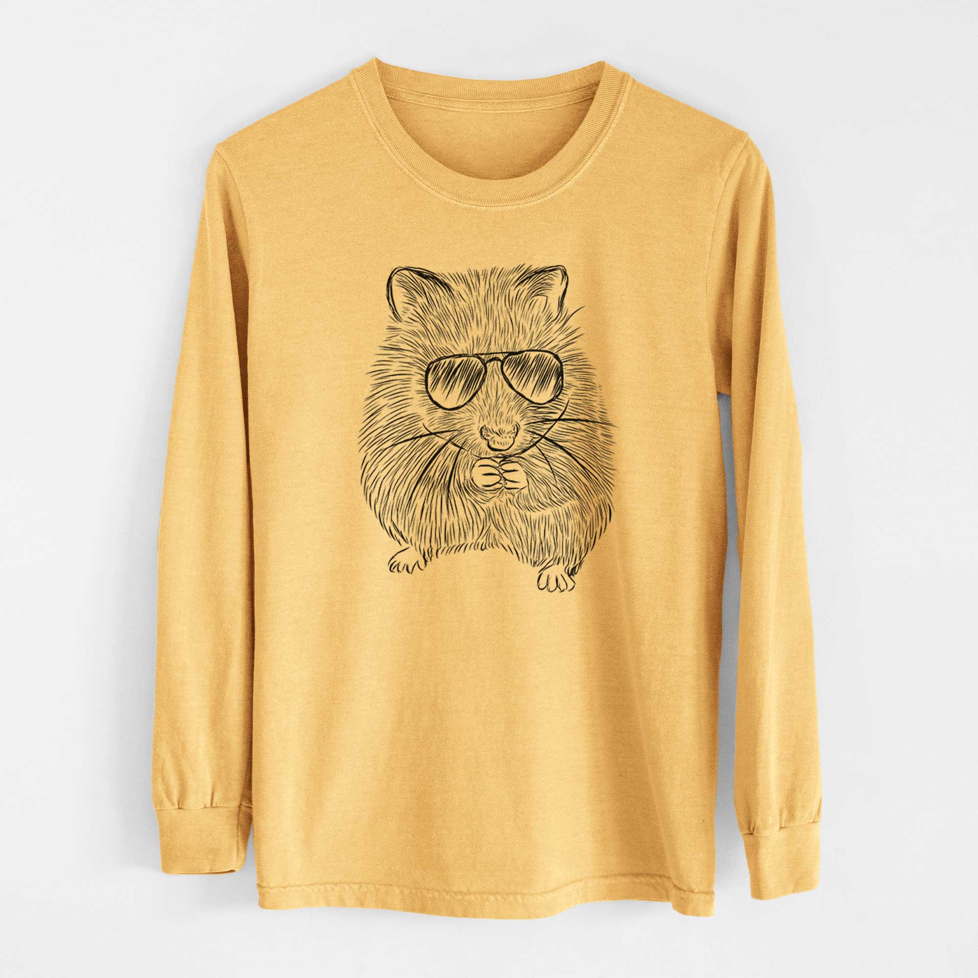 Aviators Twitch the Hamster - Heavyweight 100% Cotton Long Sleeve