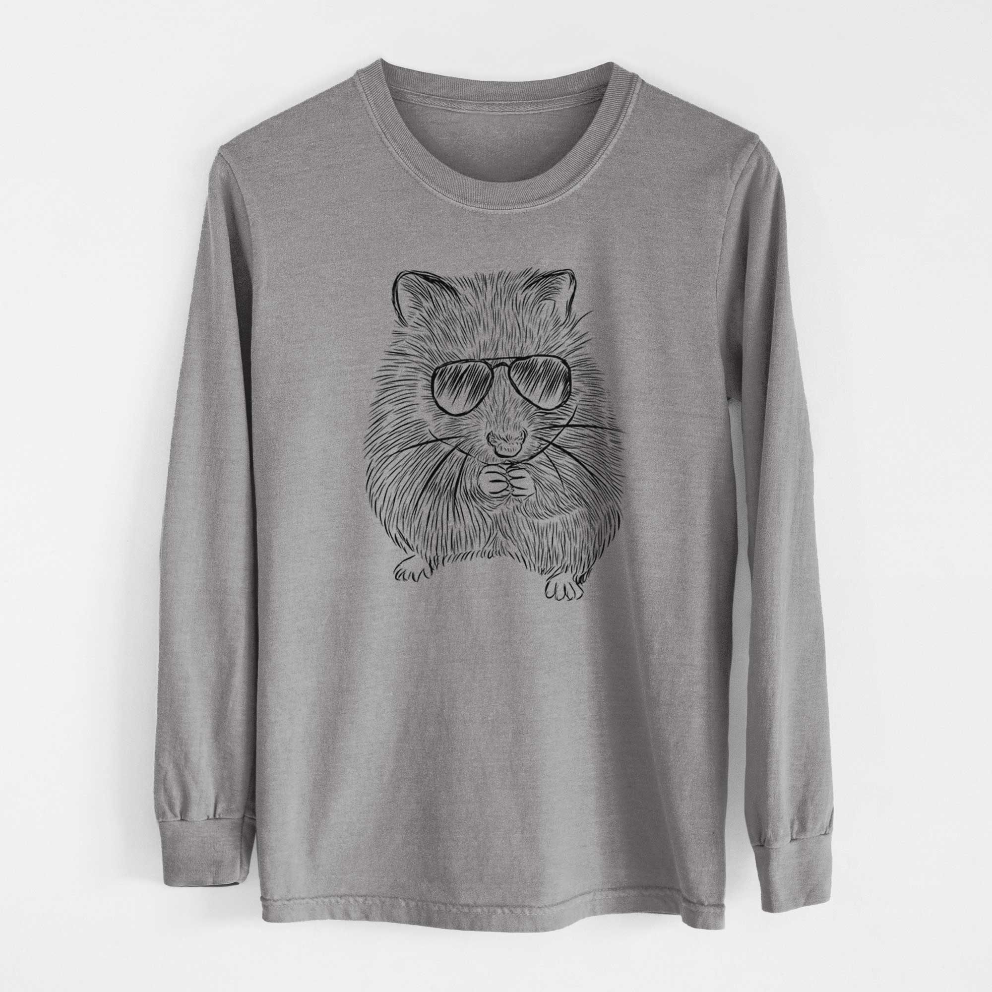 Aviators Twitch the Hamster - Heavyweight 100% Cotton Long Sleeve