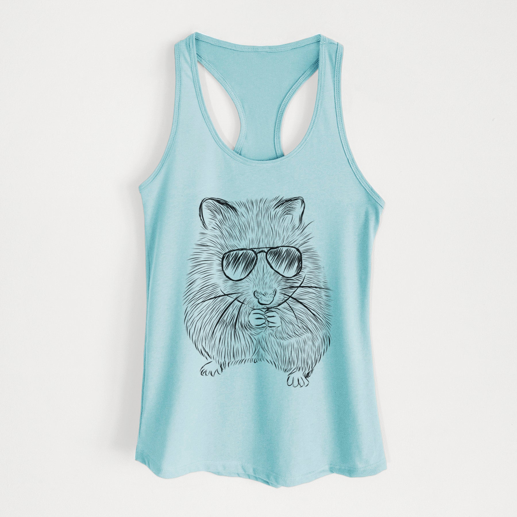 Twitch the Hamster - Women's Racerback Tanktop