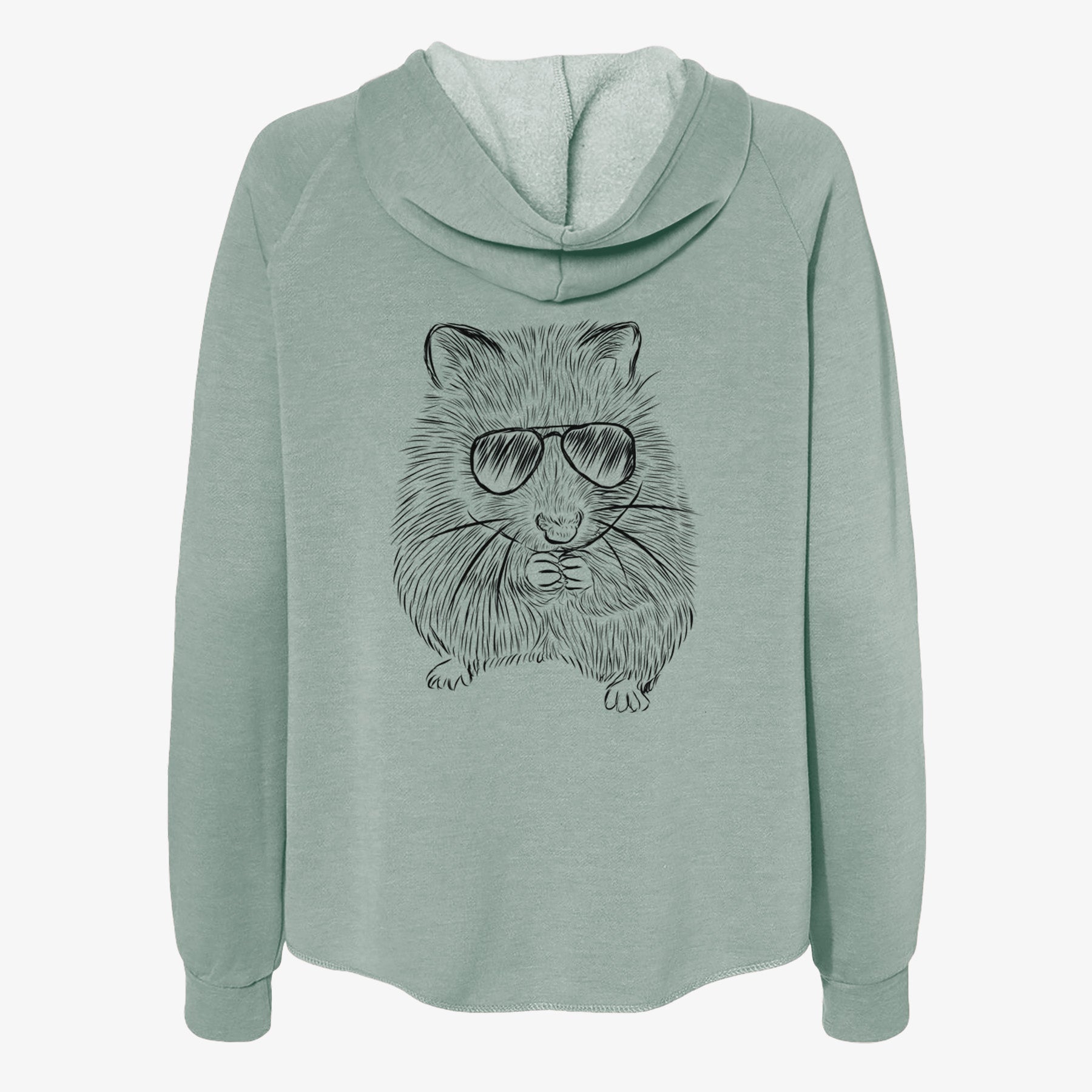 Twitch the Hamster - Women's Cali Wave Zip-Up Sweatshirt