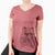 Aviator Twitch the Hamster - Women's V-neck Shirt