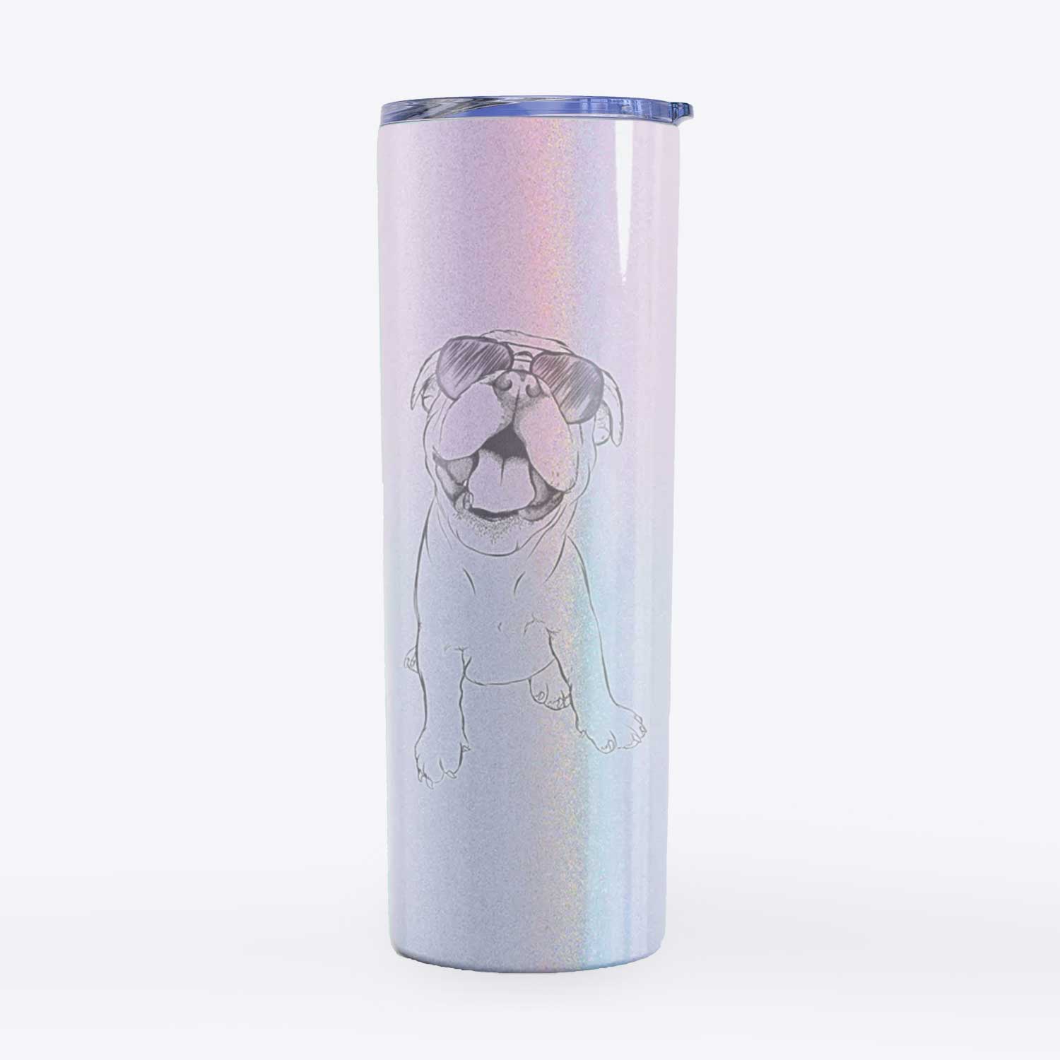 Tyke the English Bulldog - 20oz Skinny Tumbler