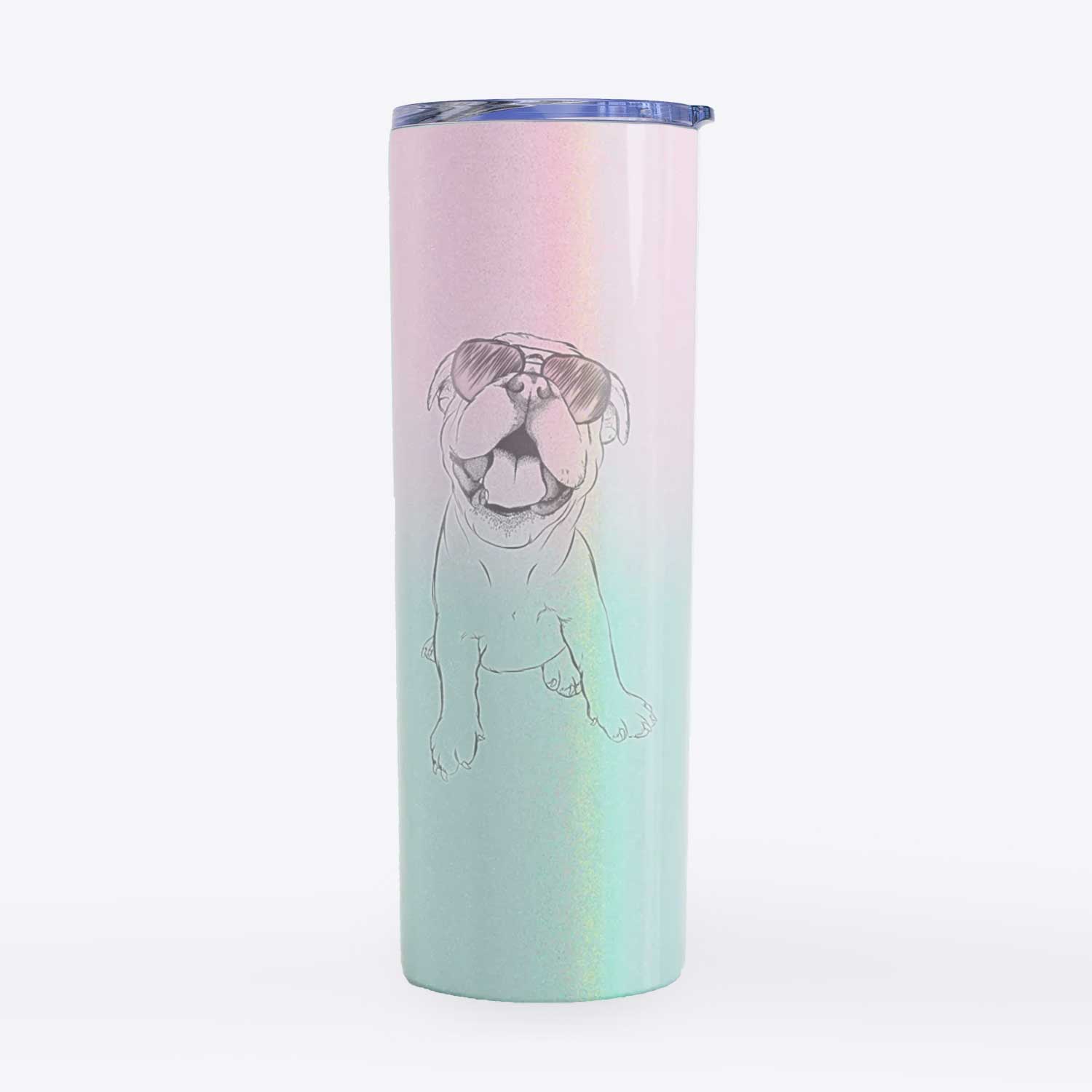 Tyke the English Bulldog - 20oz Skinny Tumbler