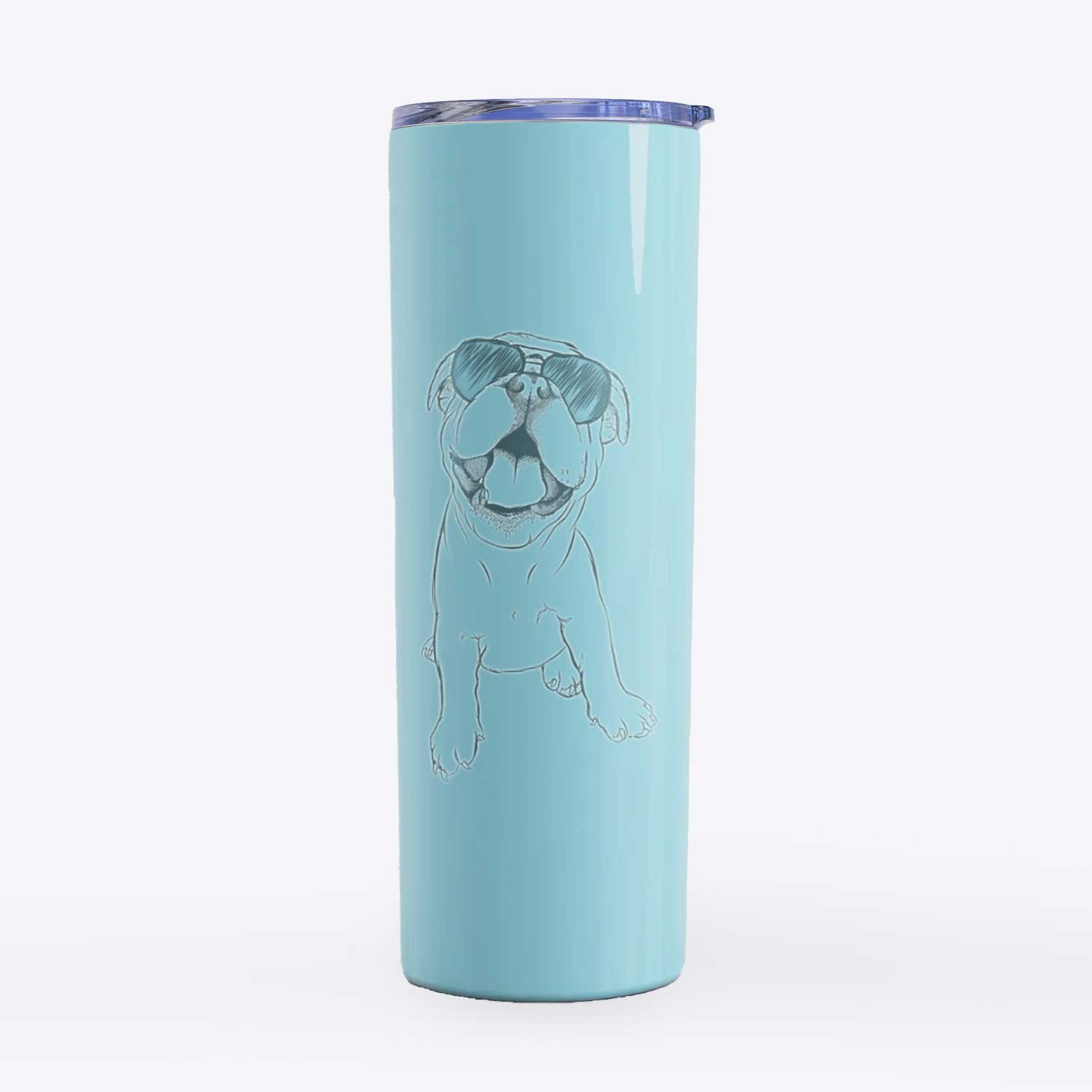 Tyke the English Bulldog - 20oz Skinny Tumbler