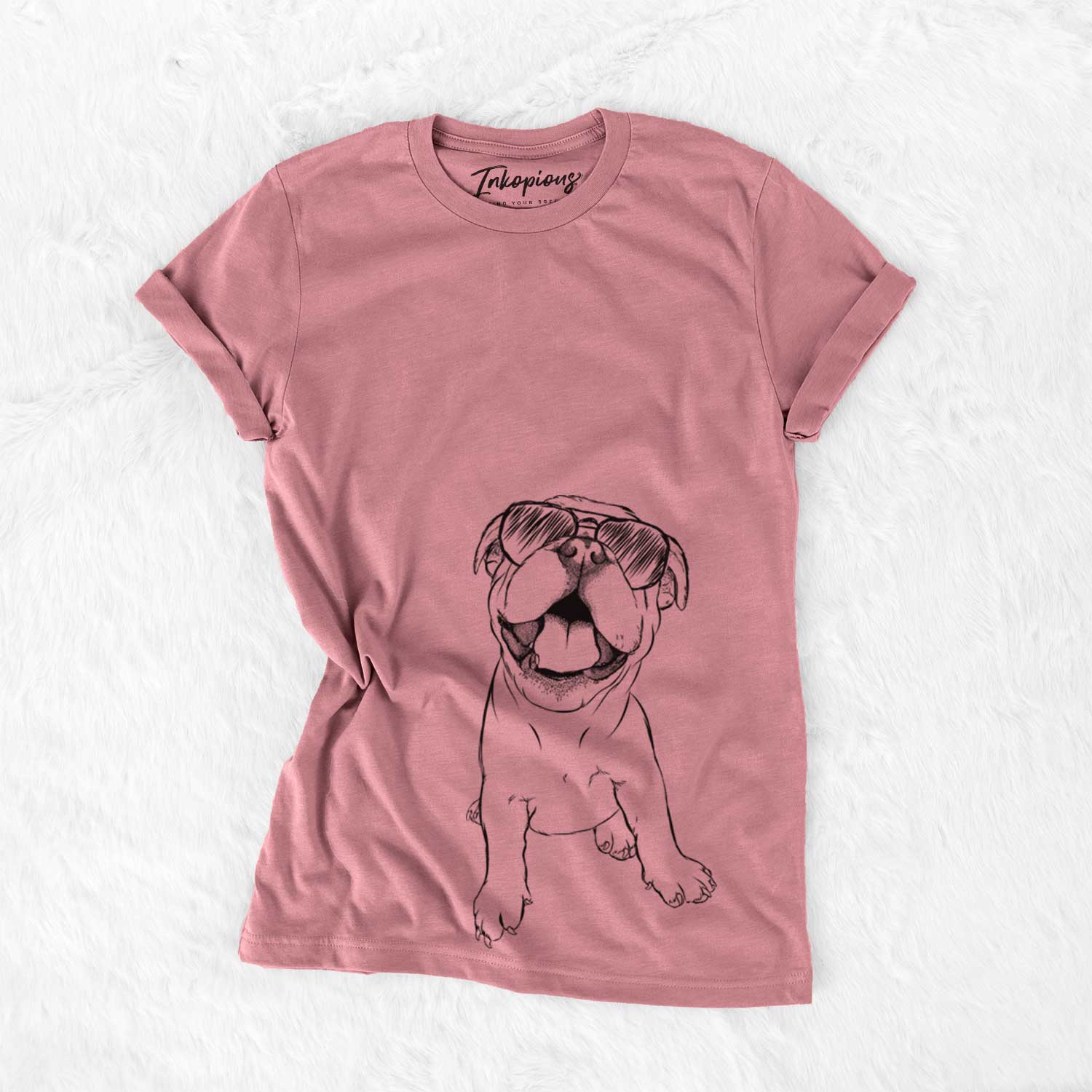 Tyke the English Bulldog - Bella Canvas Unisex Crewneck