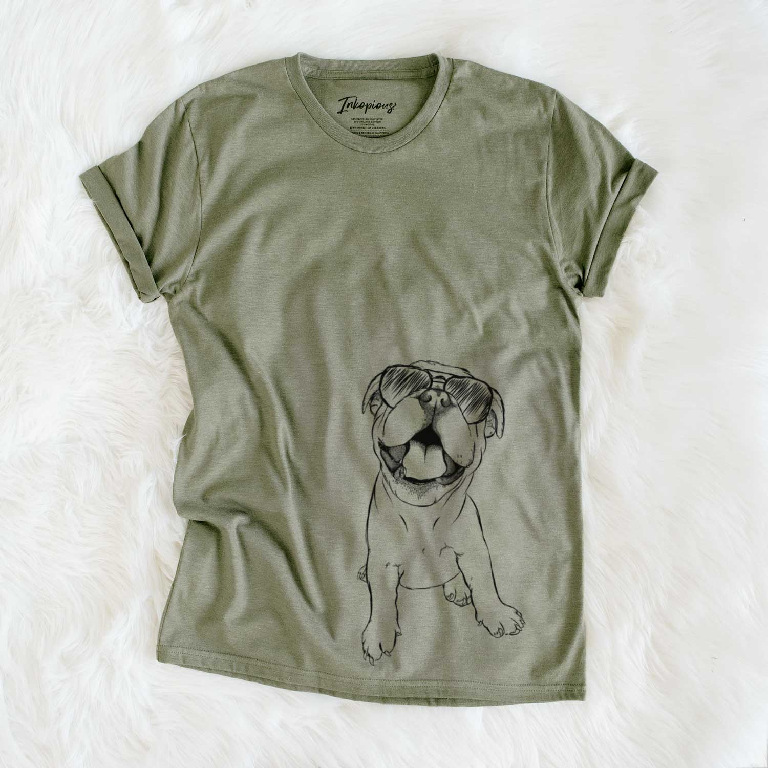 Aviator Tyke the English Bulldog - Unisex Crewneck