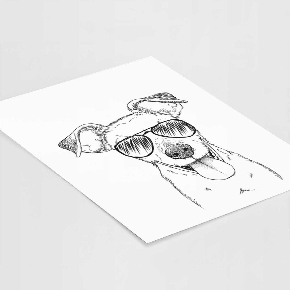Tyler the Mixed Breed Art Print
