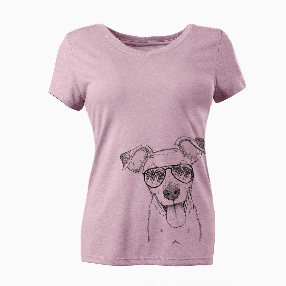 Aviator Tyler the Mixed Breed - Women's V-neck Shirt