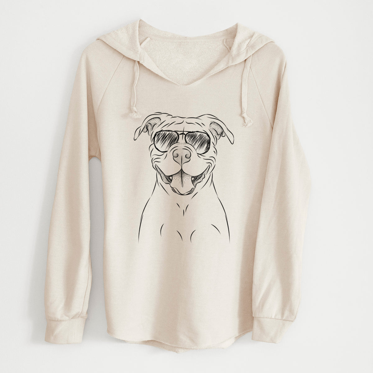 Aviator Tyson the American Bulldog - Cali Wave Hooded Sweatshirt