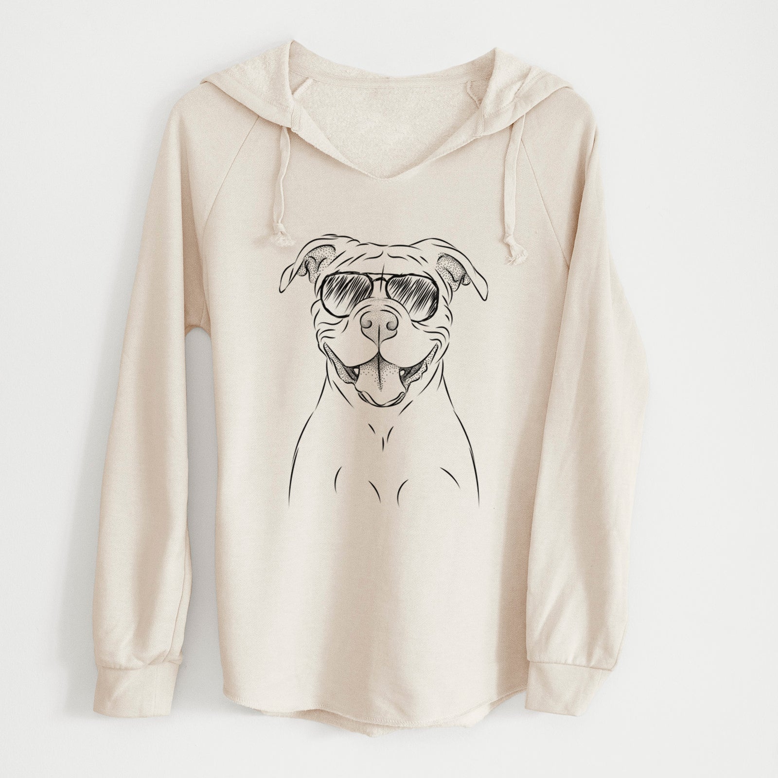 Aviator Tyson the American Bulldog - Cali Wave Hooded Sweatshirt