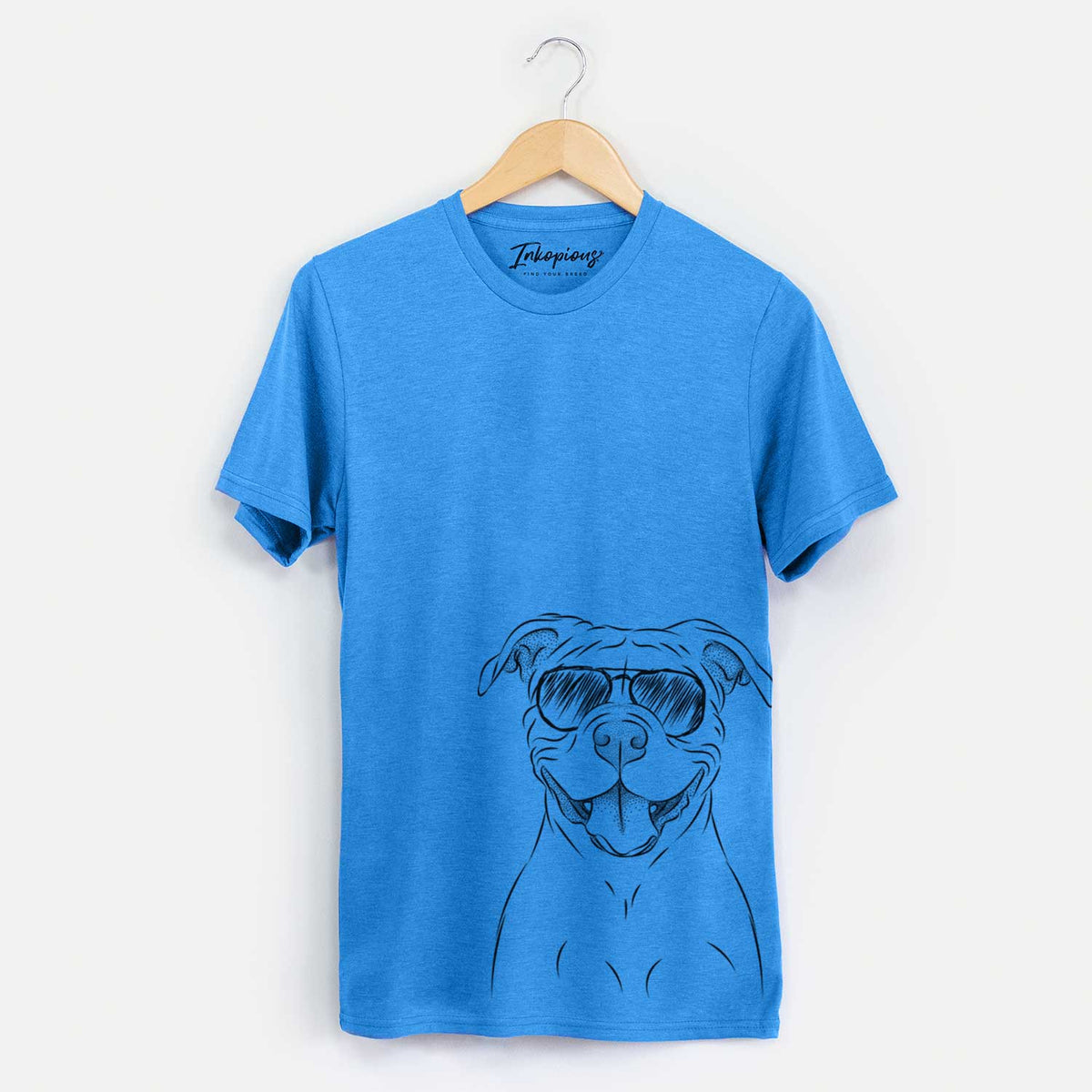 Aviator Tyson the American Bulldog - Unisex Crewneck