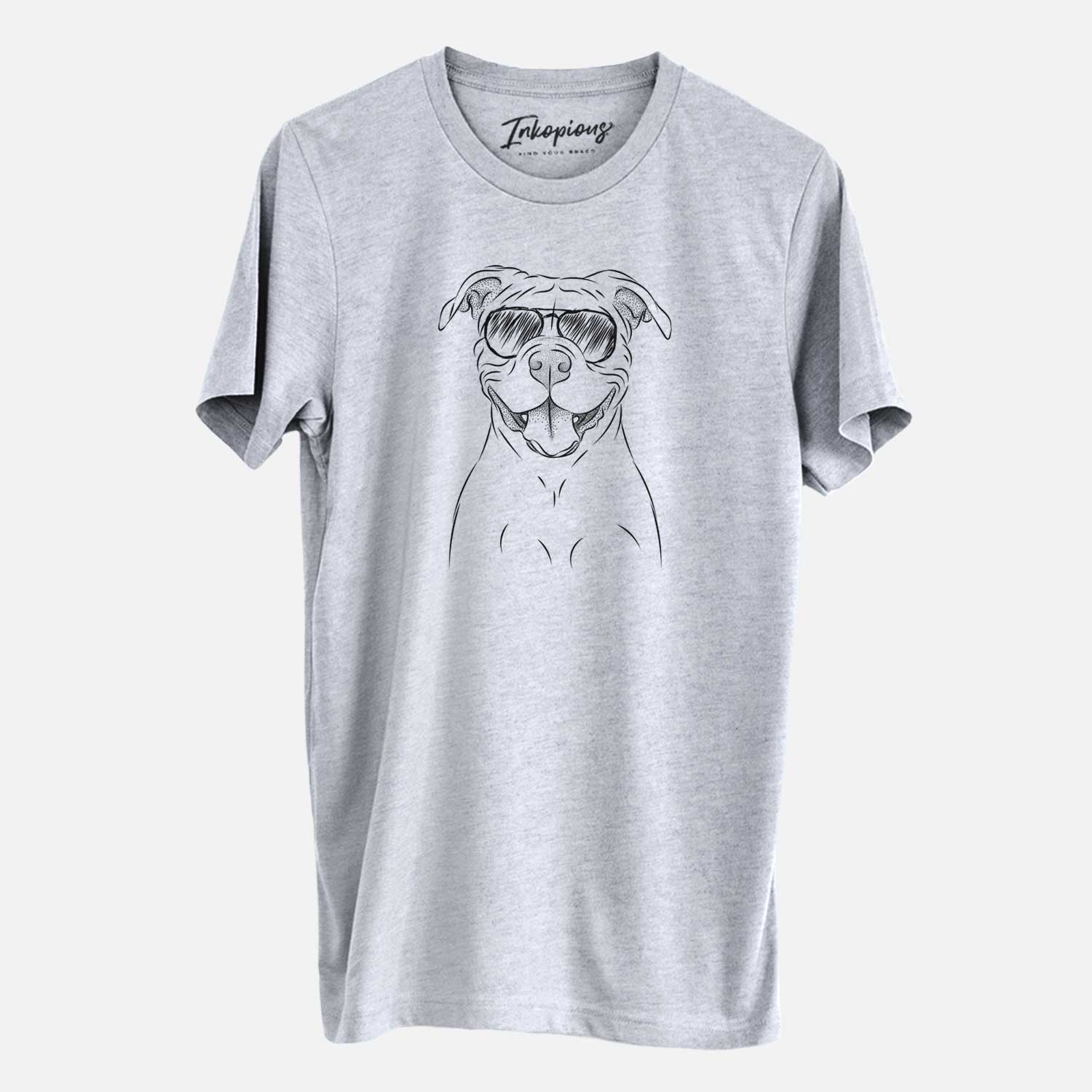 Aviator Tyson the American Bulldog - Unisex Crewneck