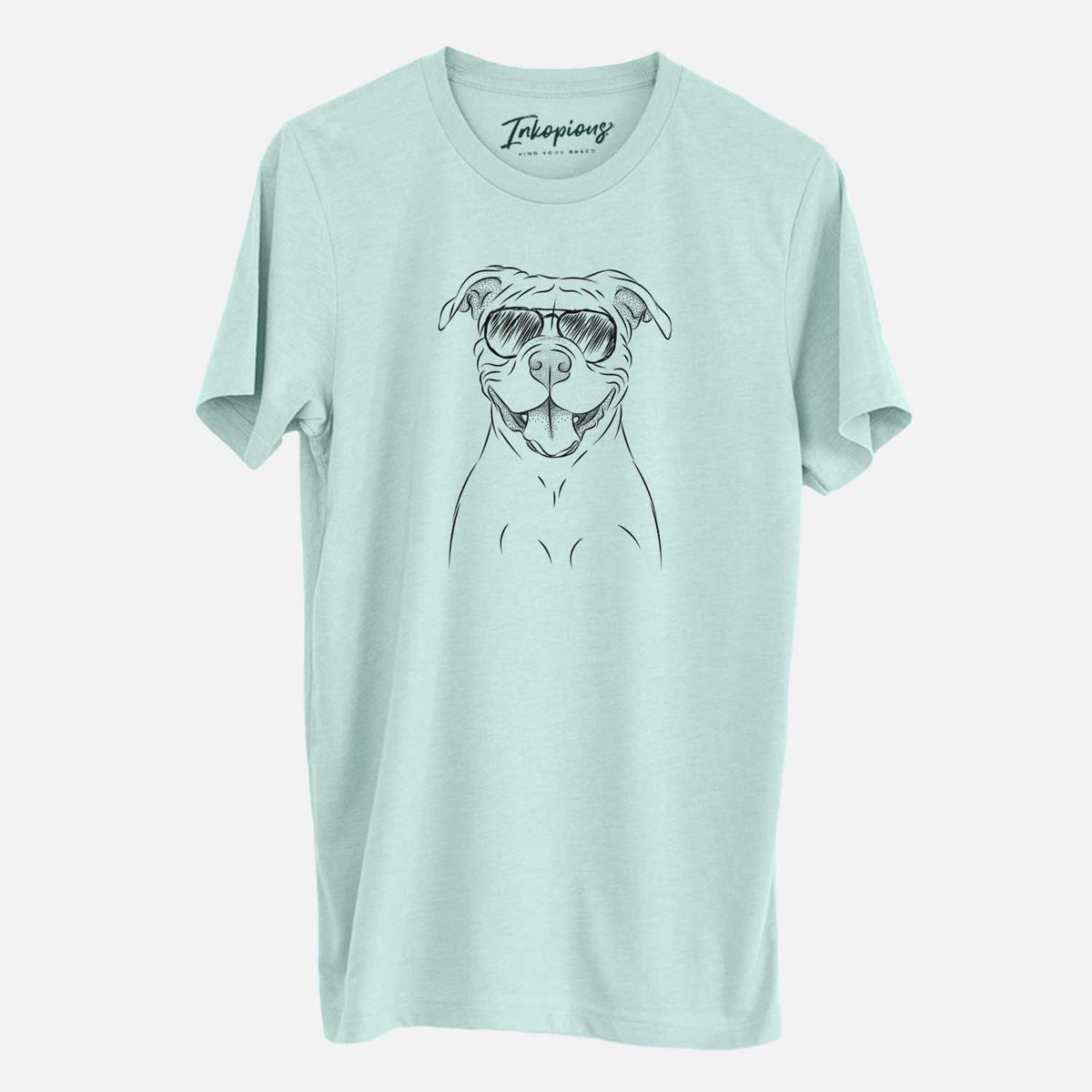 Aviator Tyson the American Bulldog - Unisex Crewneck