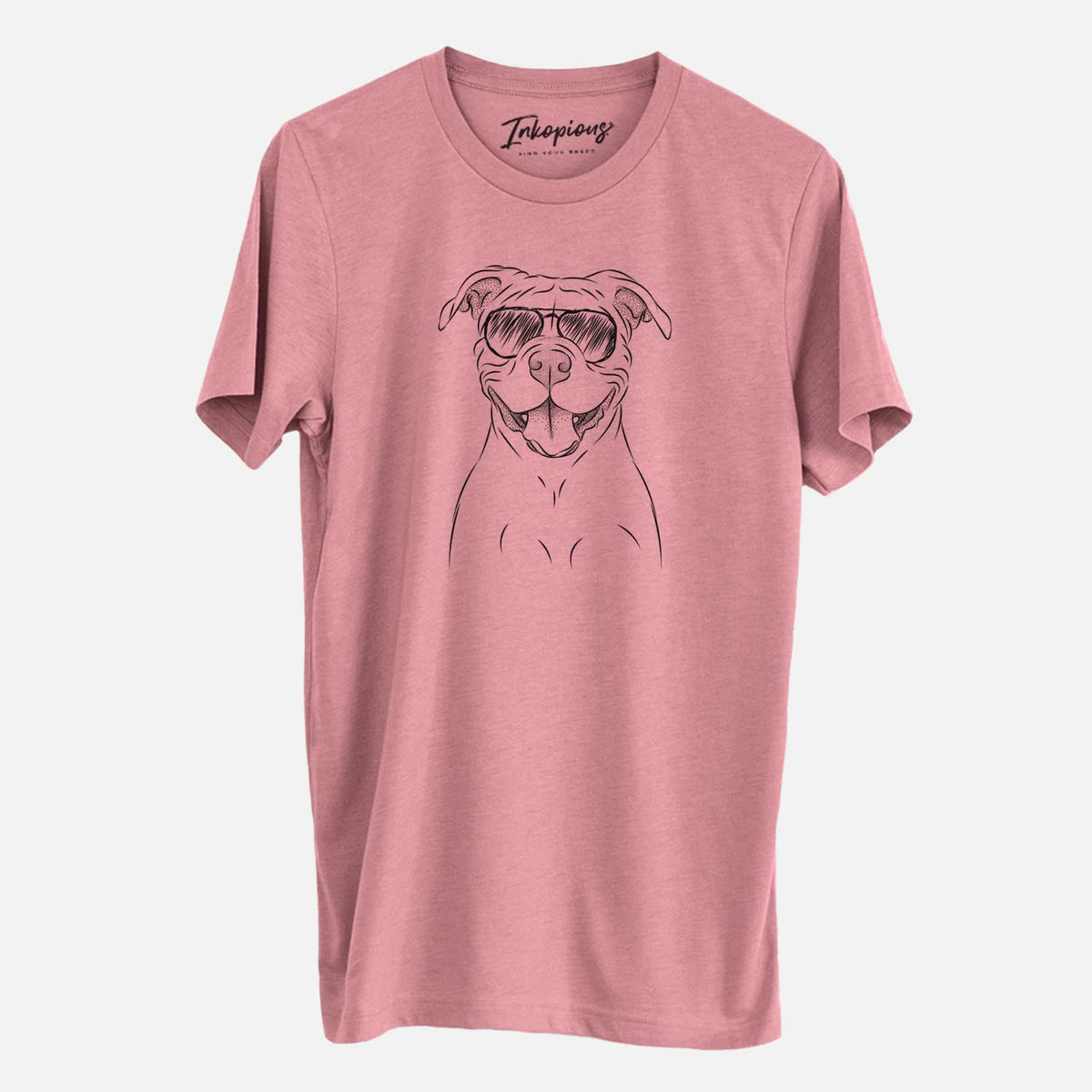 Aviator Tyson the American Bulldog - Unisex Crewneck