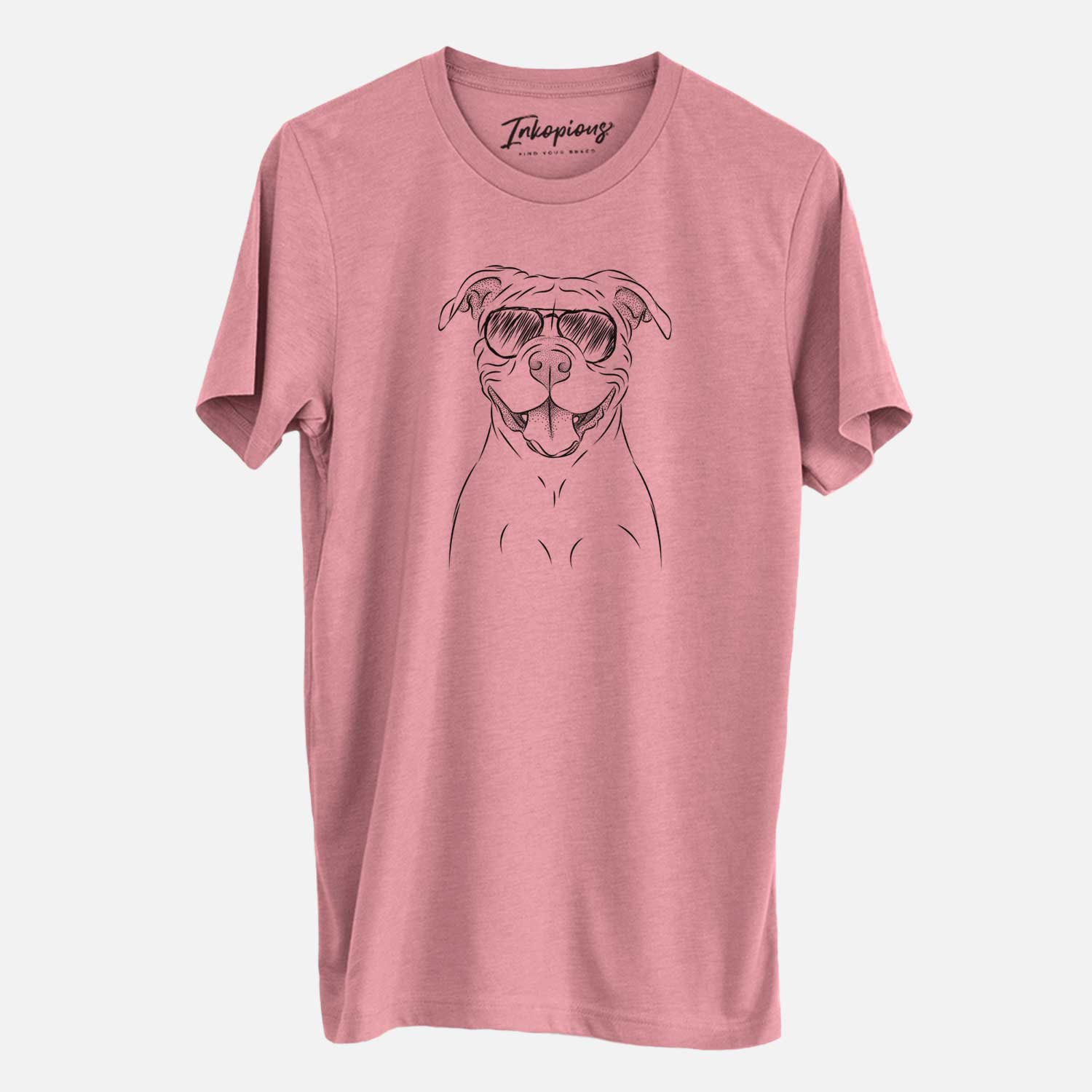 Aviator Tyson the American Bulldog - Unisex Crewneck