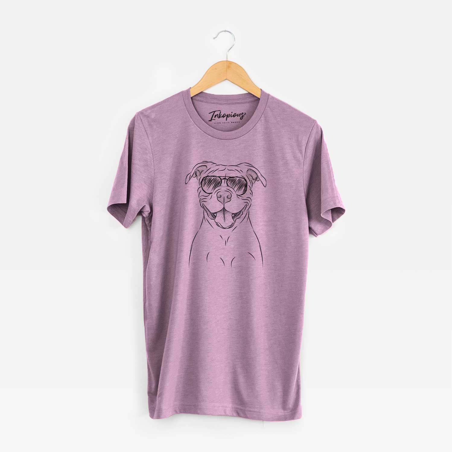 Aviator Tyson the American Bulldog - Unisex Crewneck