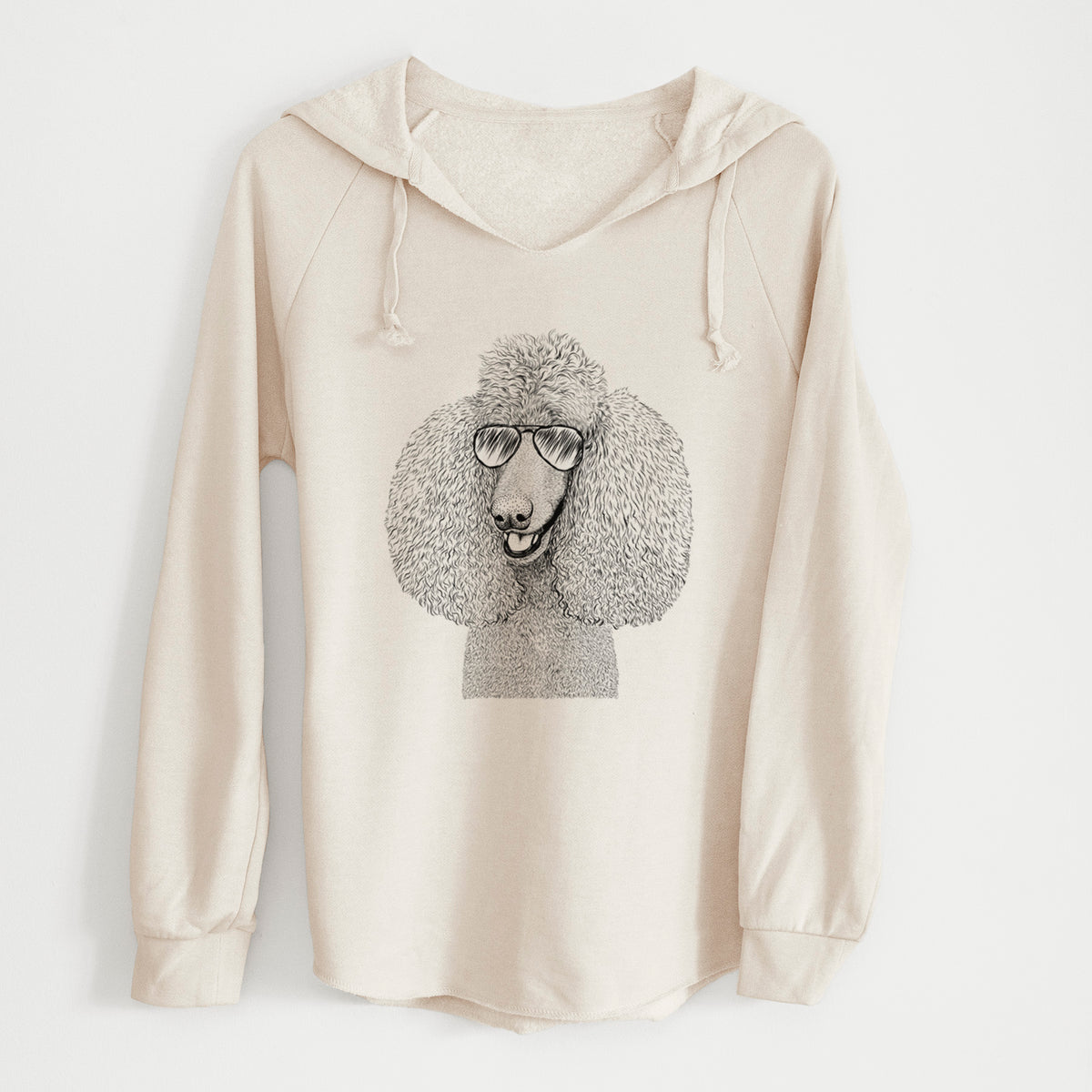 Aviator Uncle Tucker the Poodle - Cali Wave Hooded Sweatshirt