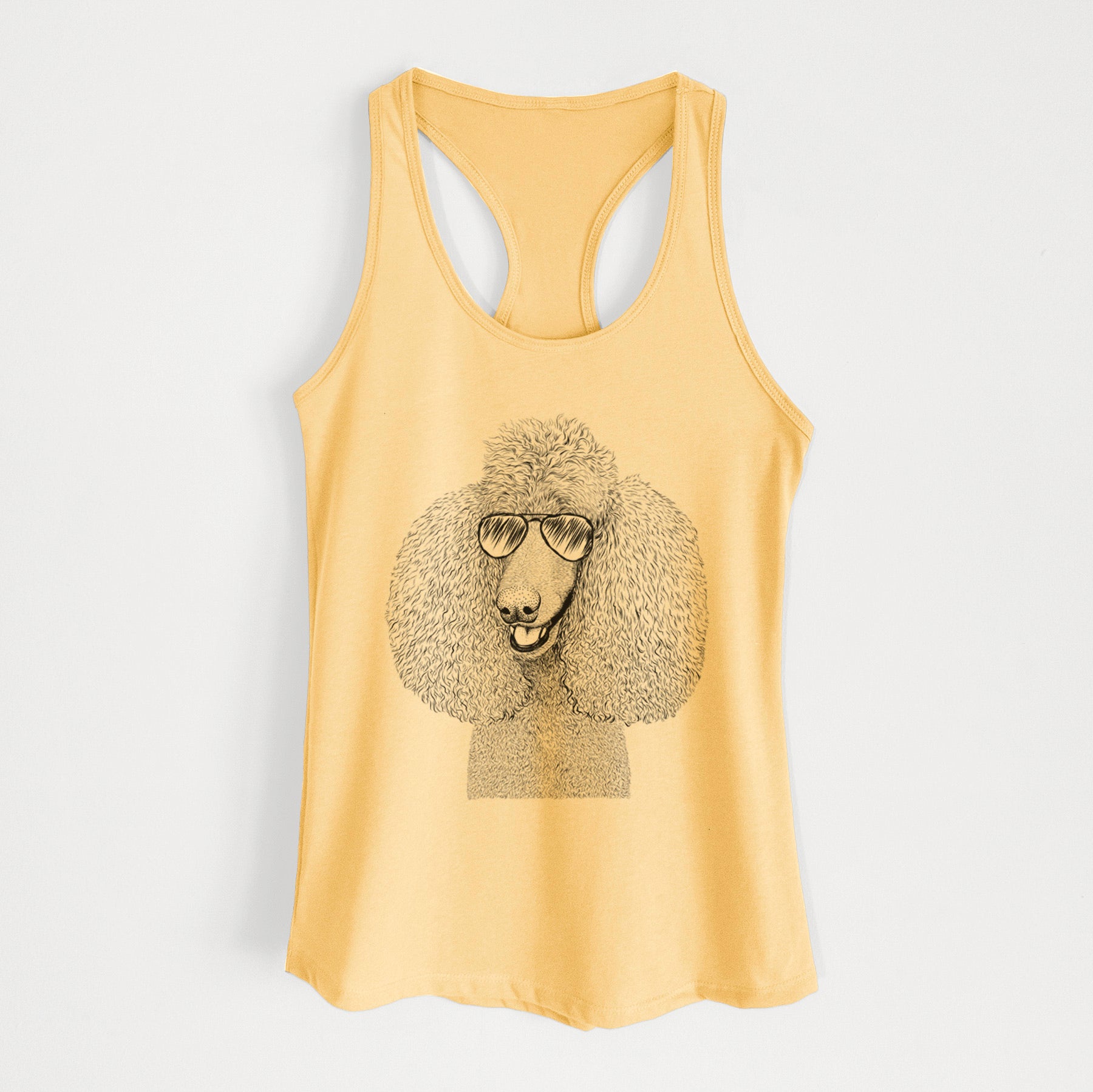 Uncle Tucker the Poodle - Women's Racerback Tanktop