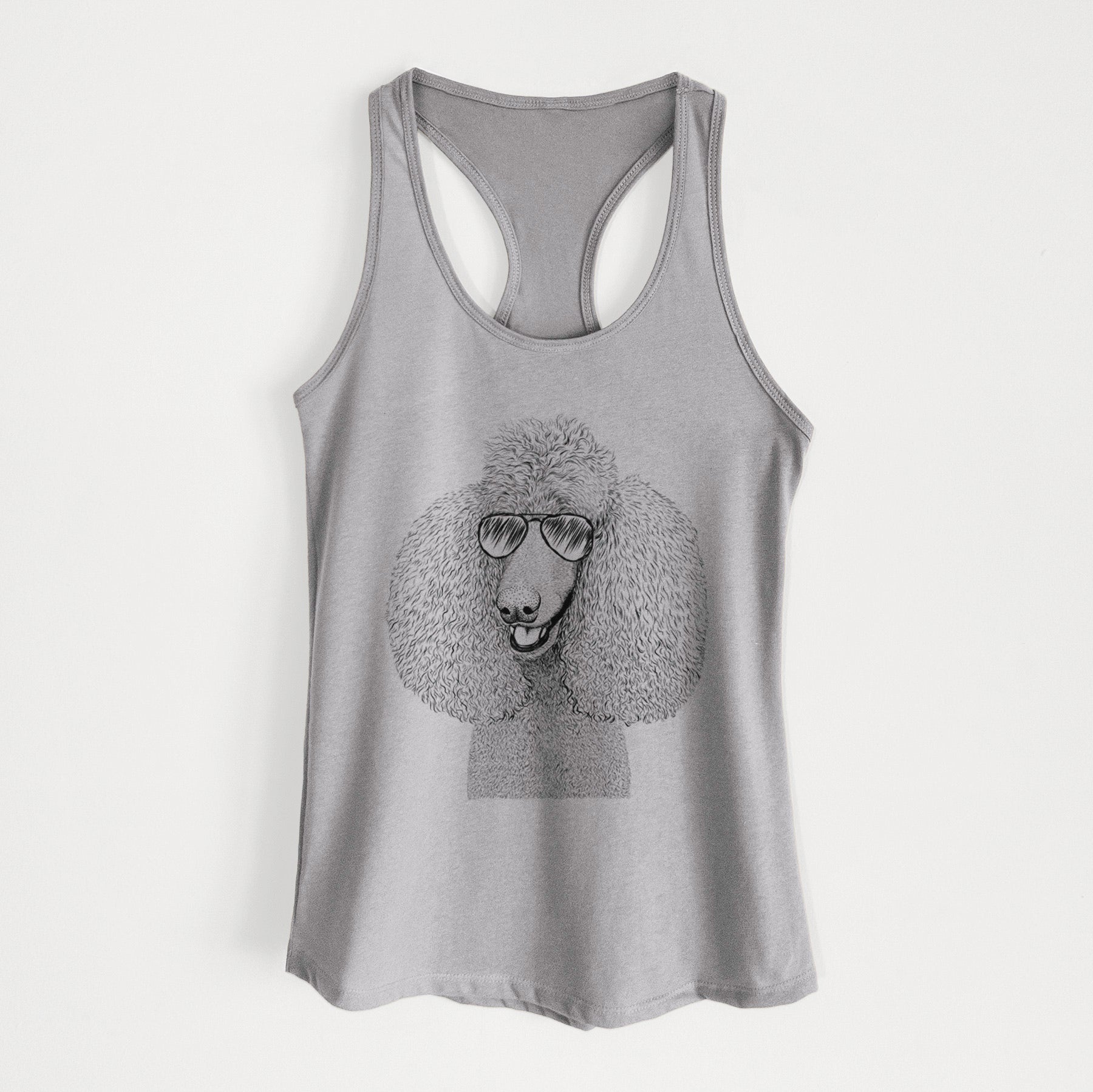 Uncle Tucker the Poodle - Women's Racerback Tanktop