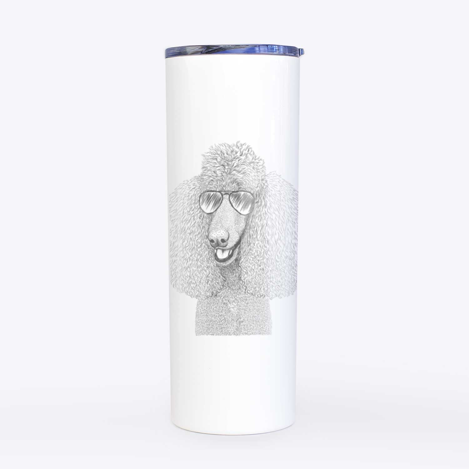 Uncle Tucker the Poodle - 20oz Skinny Tumbler