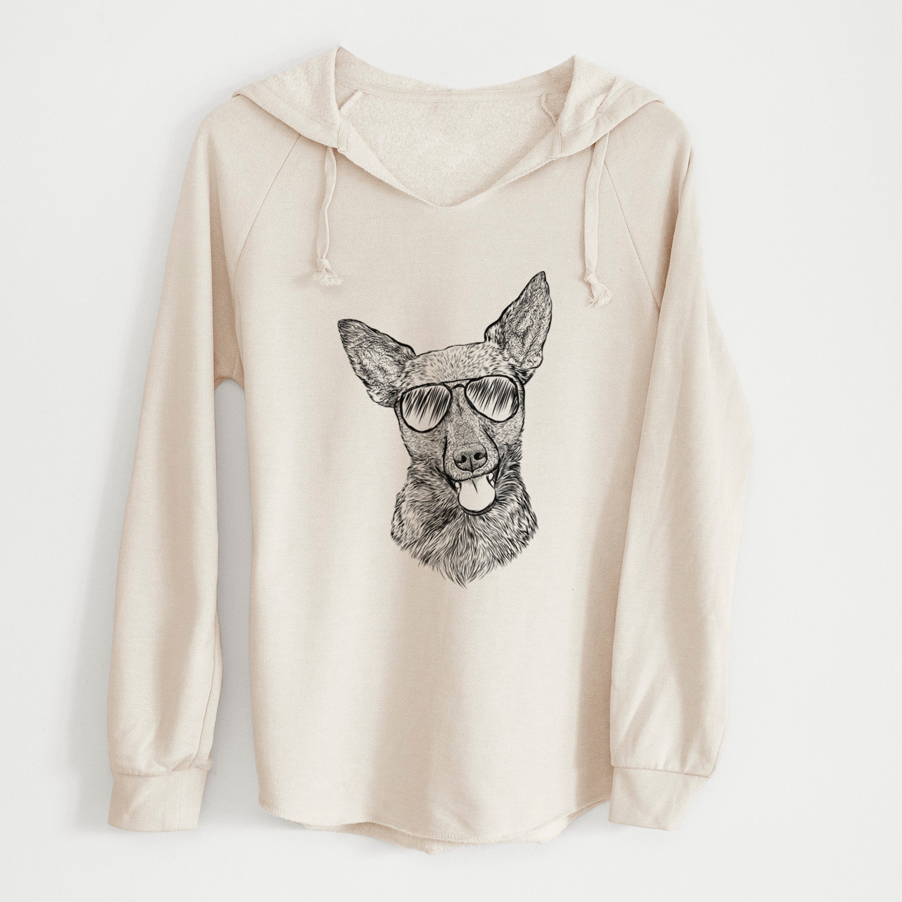 Aviator Ursa the Mixed Breed - Cali Wave Hooded Sweatshirt