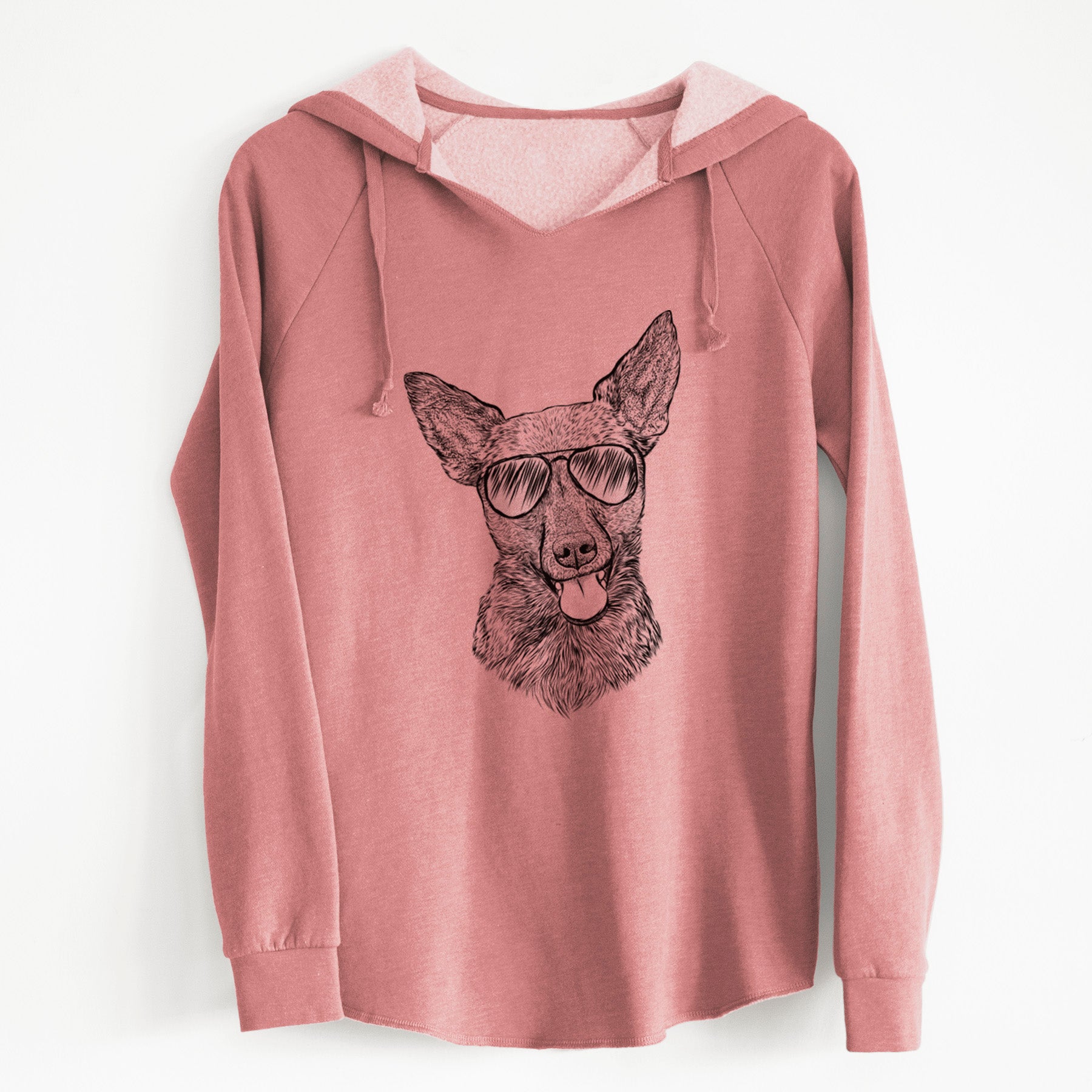 Aviator Ursa the Mixed Breed - Cali Wave Hooded Sweatshirt