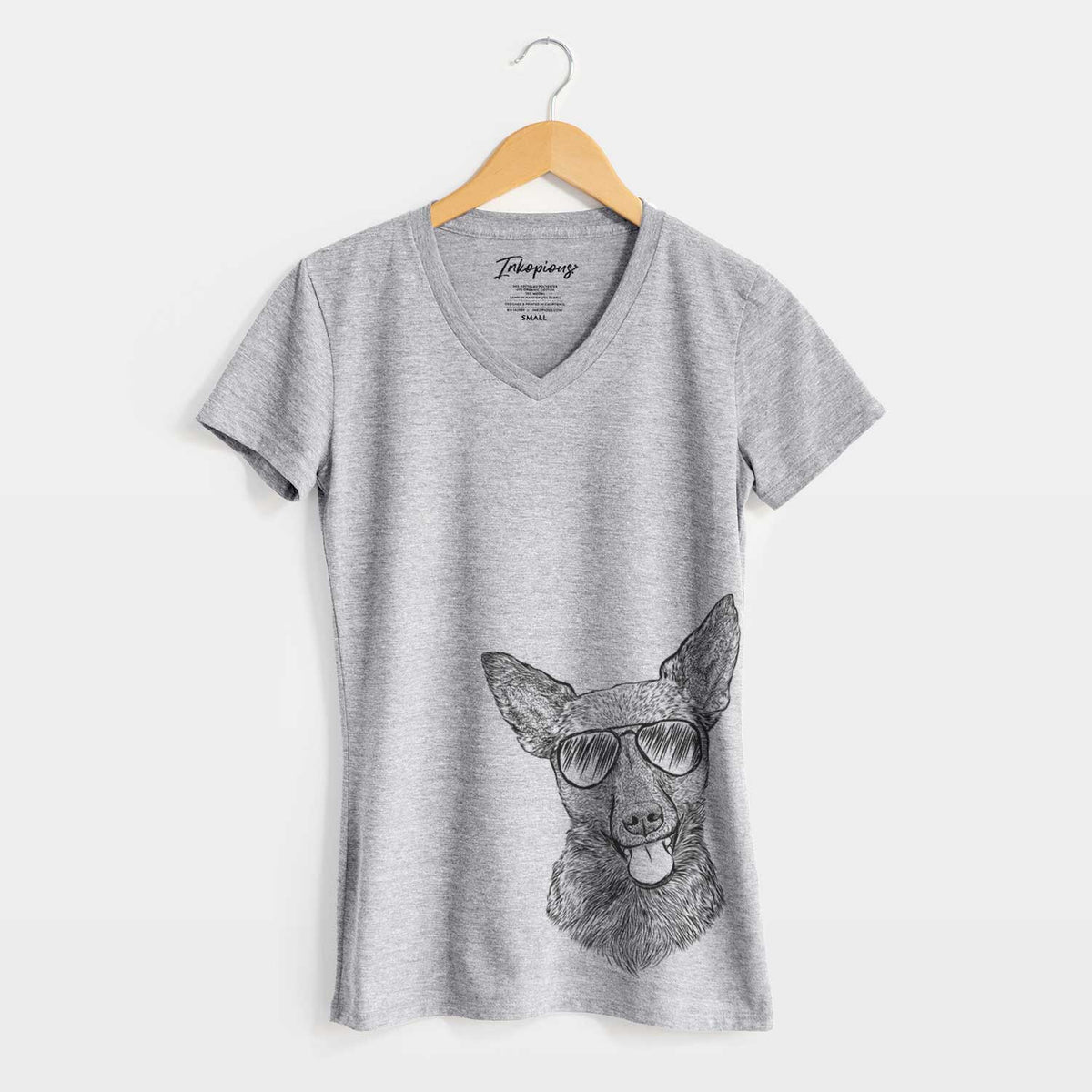 Aviator Ursa the Mixed Breed - Women&#39;s V-neck Shirt